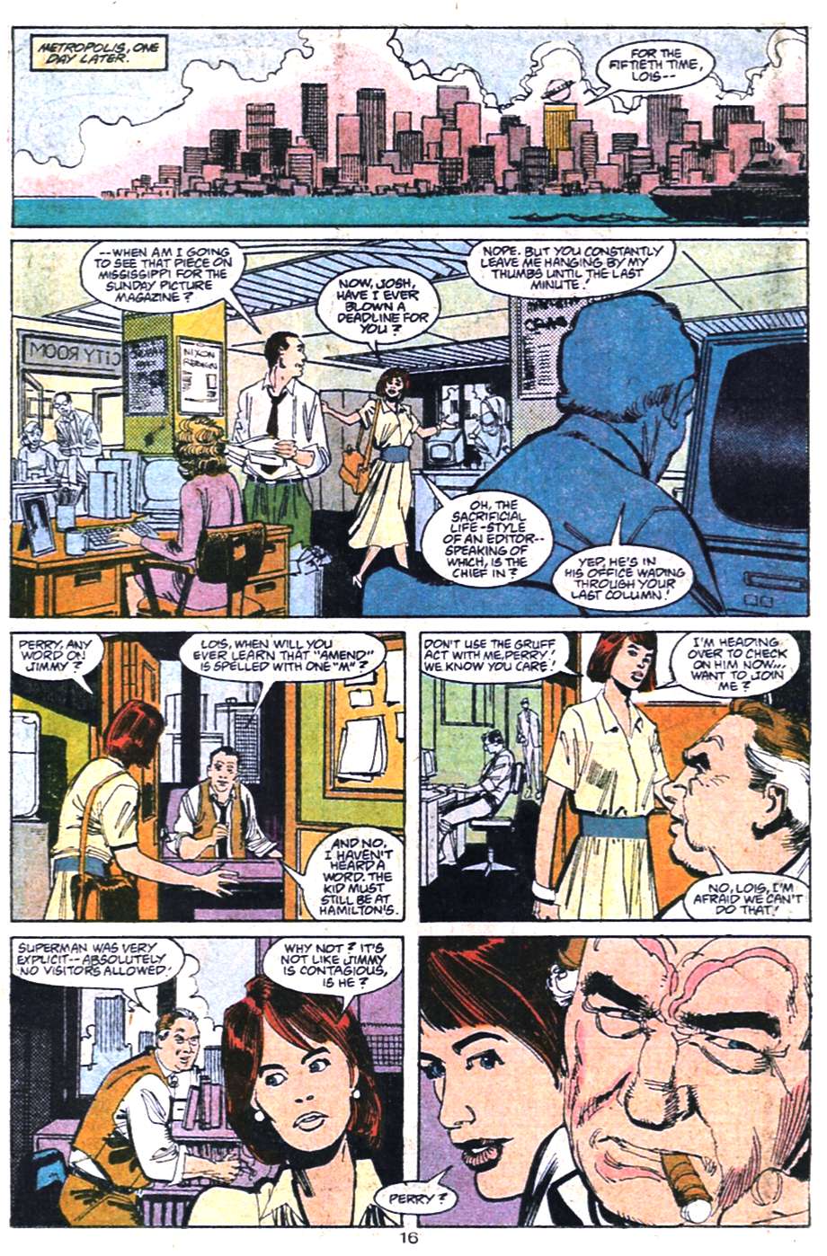 Read online Adventures of Superman (1987) comic -  Issue #458 - 17