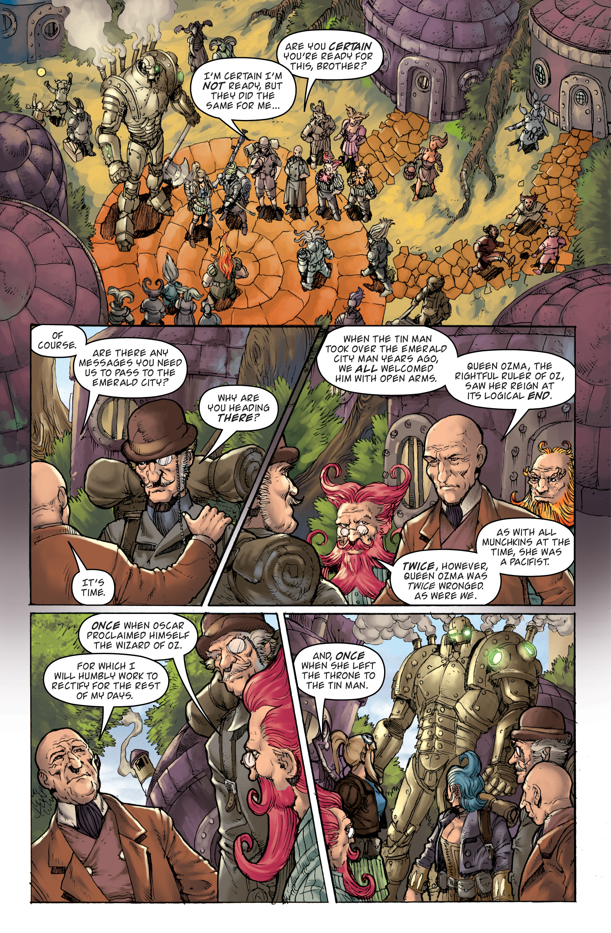 Read online The Steam Engines of Oz: The Geared Leviathan comic -  Issue #1 - 15