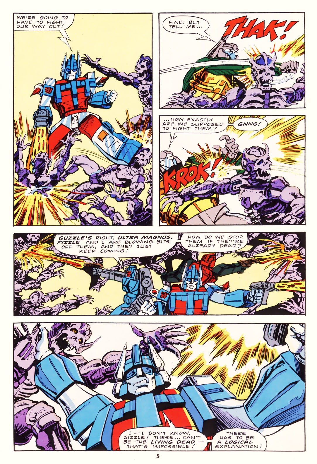 Read online The Transformers (UK) comic -  Issue #165 - 5