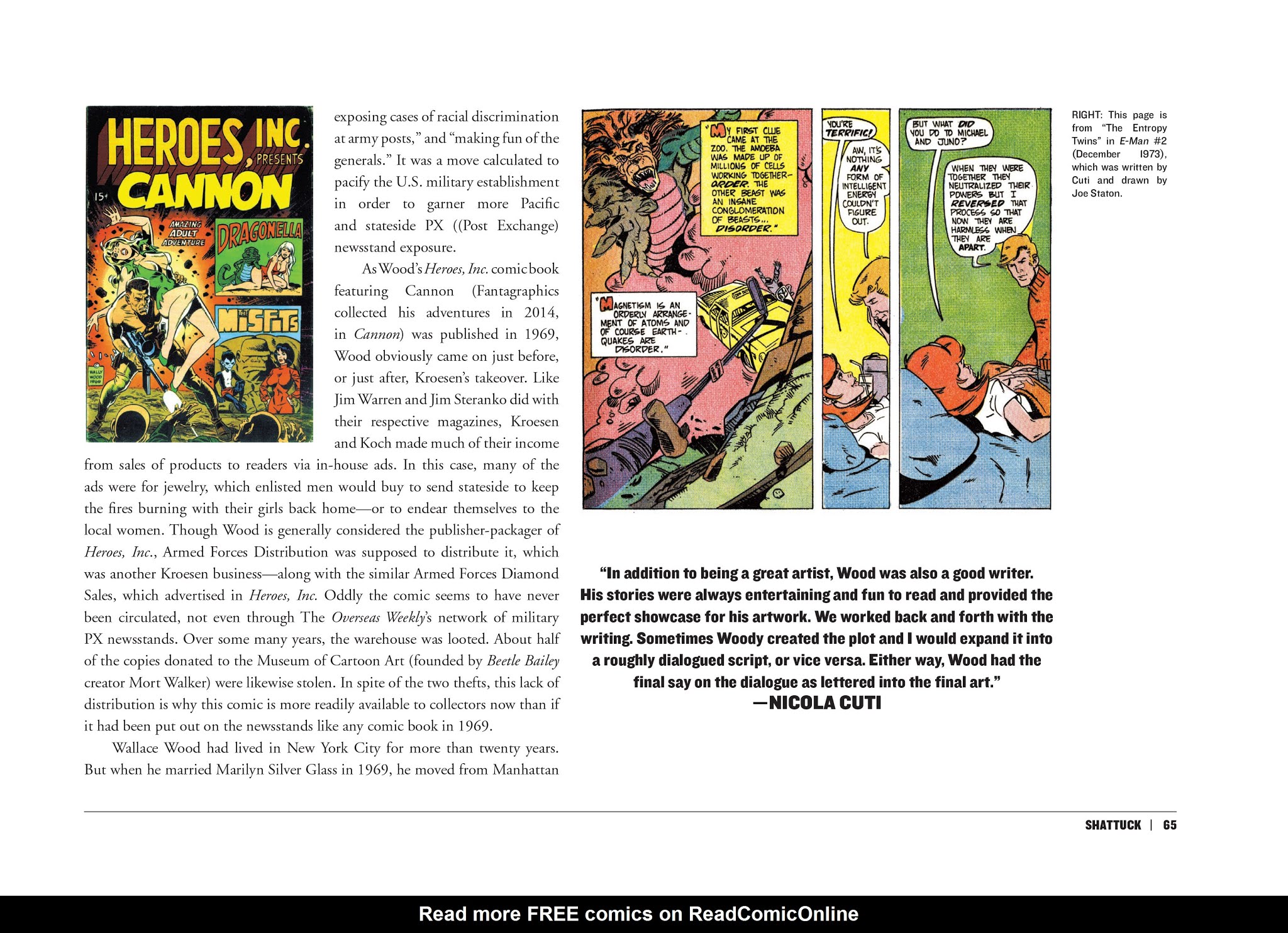 Read online Wallace Wood Presents Shattuck comic -  Issue # TPB - 65