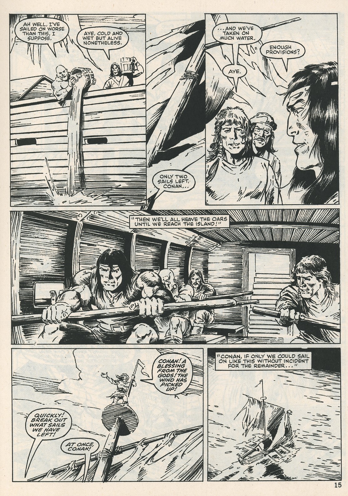 Read online The Savage Sword Of Conan comic -  Issue #115 - 15