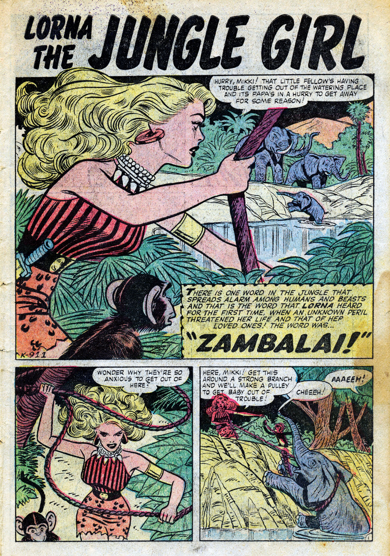 Read online Lorna, The Jungle Girl comic -  Issue #23 - 3