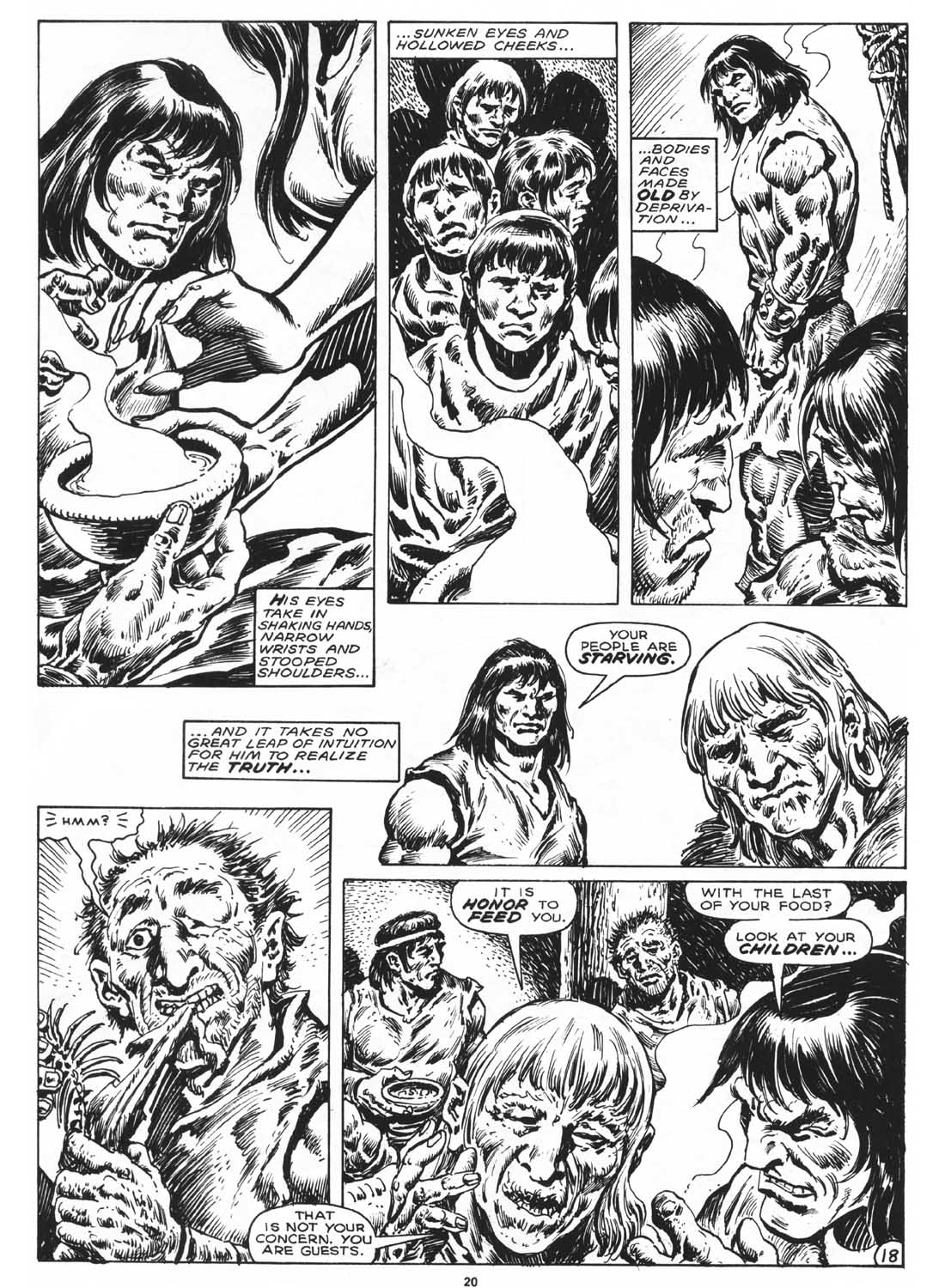 Read online The Savage Sword Of Conan comic -  Issue #168 - 22