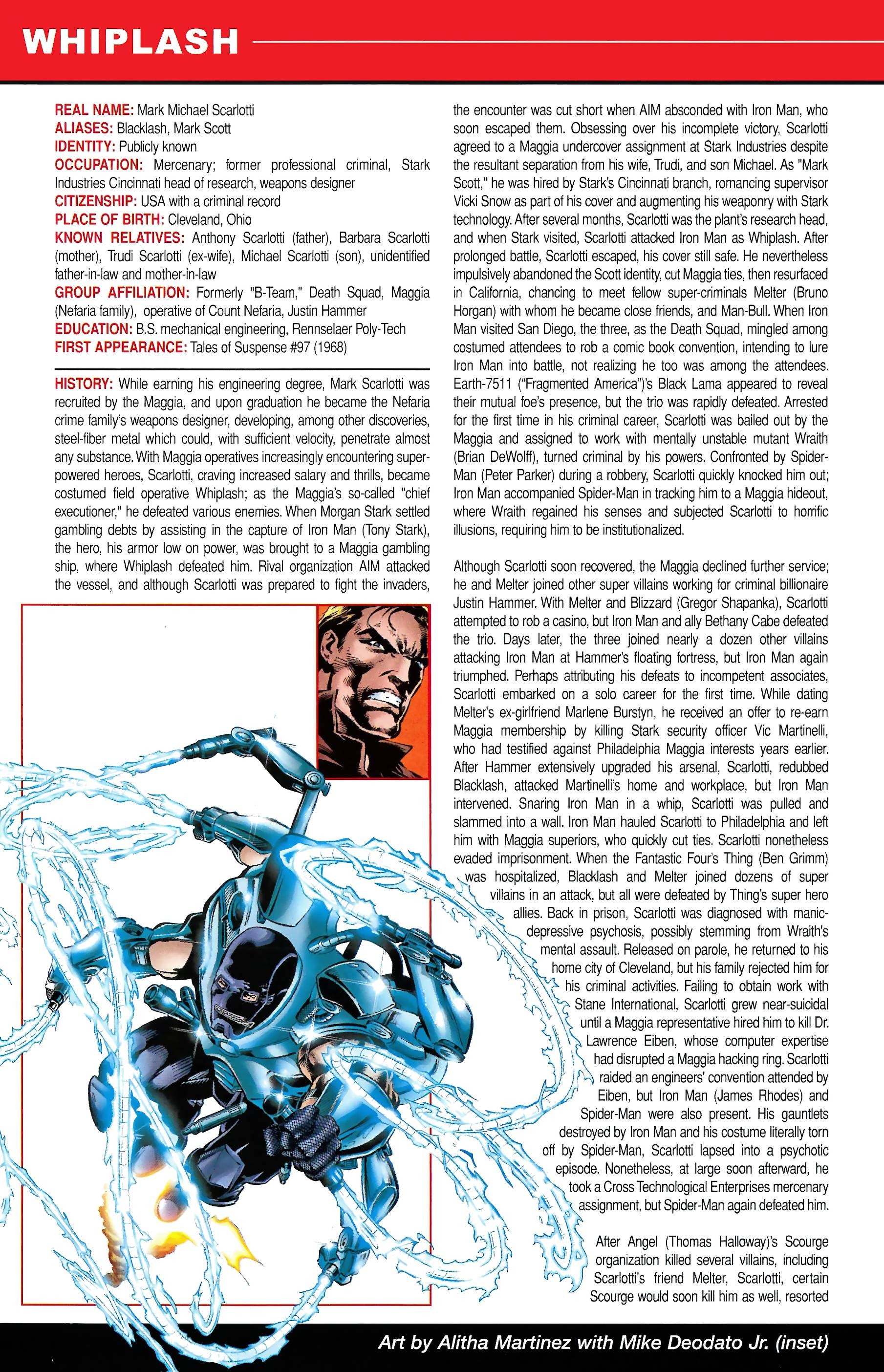 Read online Official Handbook of the Marvel Universe A to Z comic -  Issue # TPB 13 (Part 1) - 84