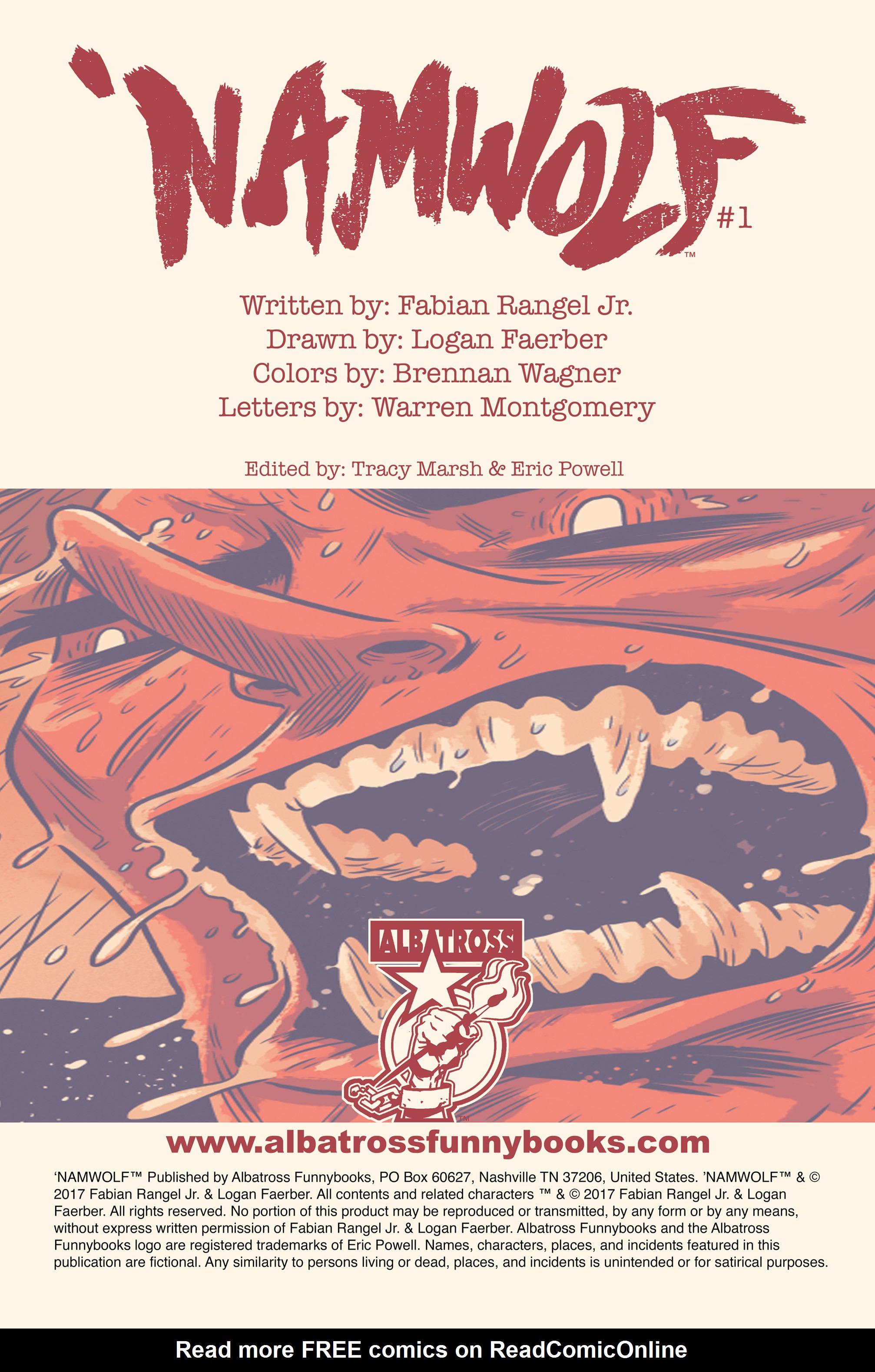 Read online 'Namwolf comic -  Issue #1 - 2