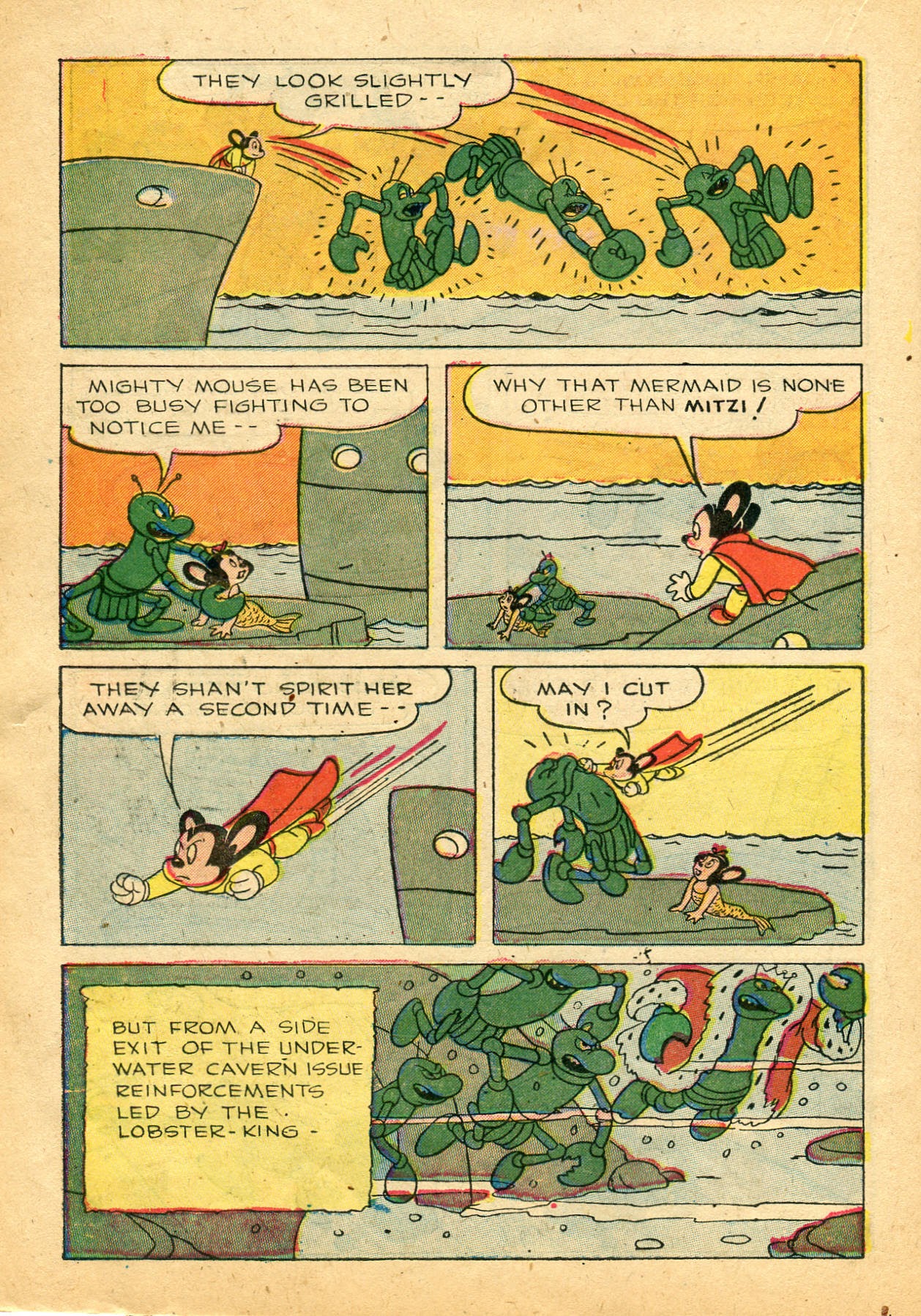Read online Paul Terry's Mighty Mouse Comics comic -  Issue #47 - 16