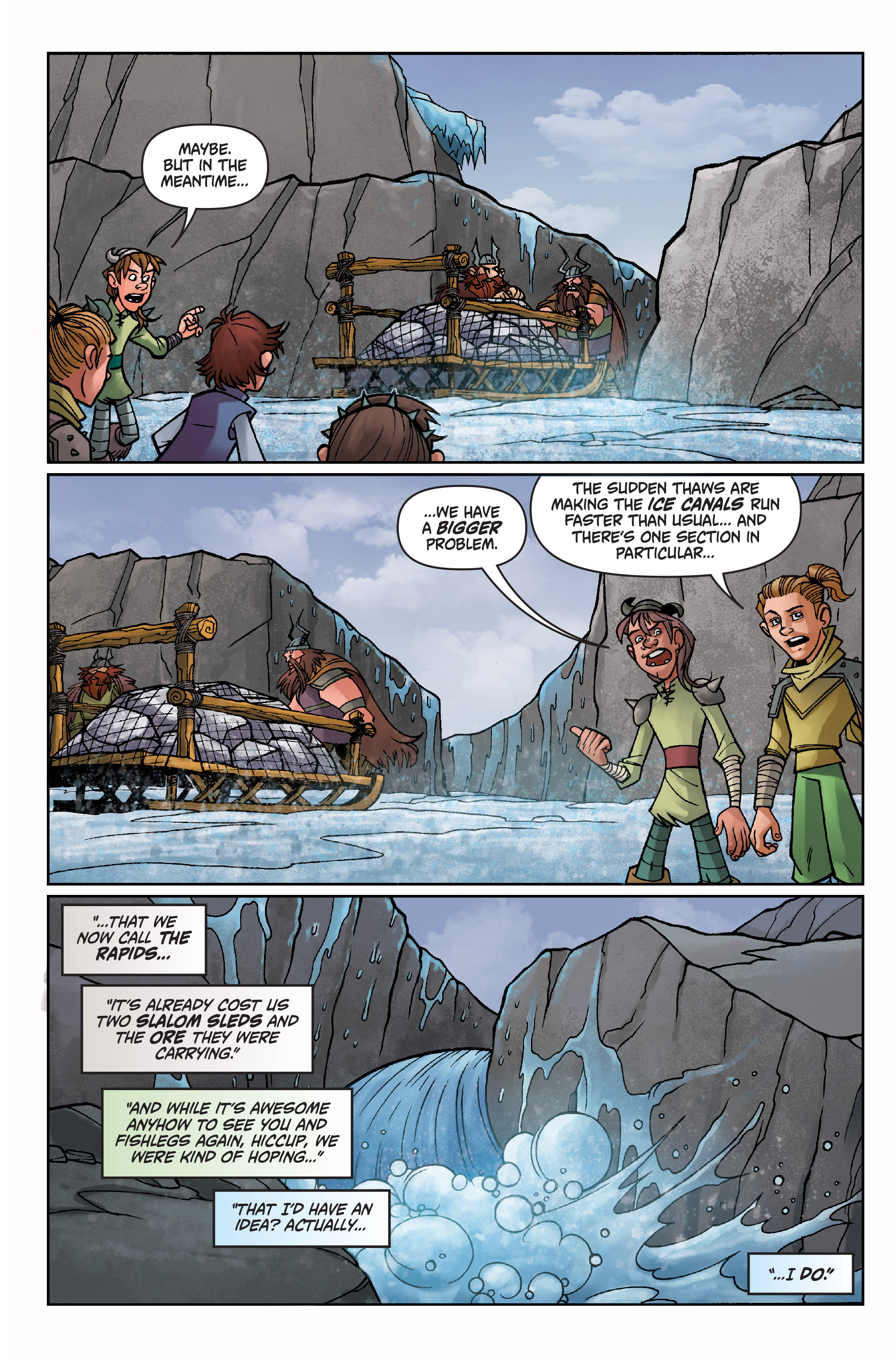 Read online DreamWorks Dragons: Defenders of Berk Collection: Fire & Ice comic -  Issue # TPB - 97