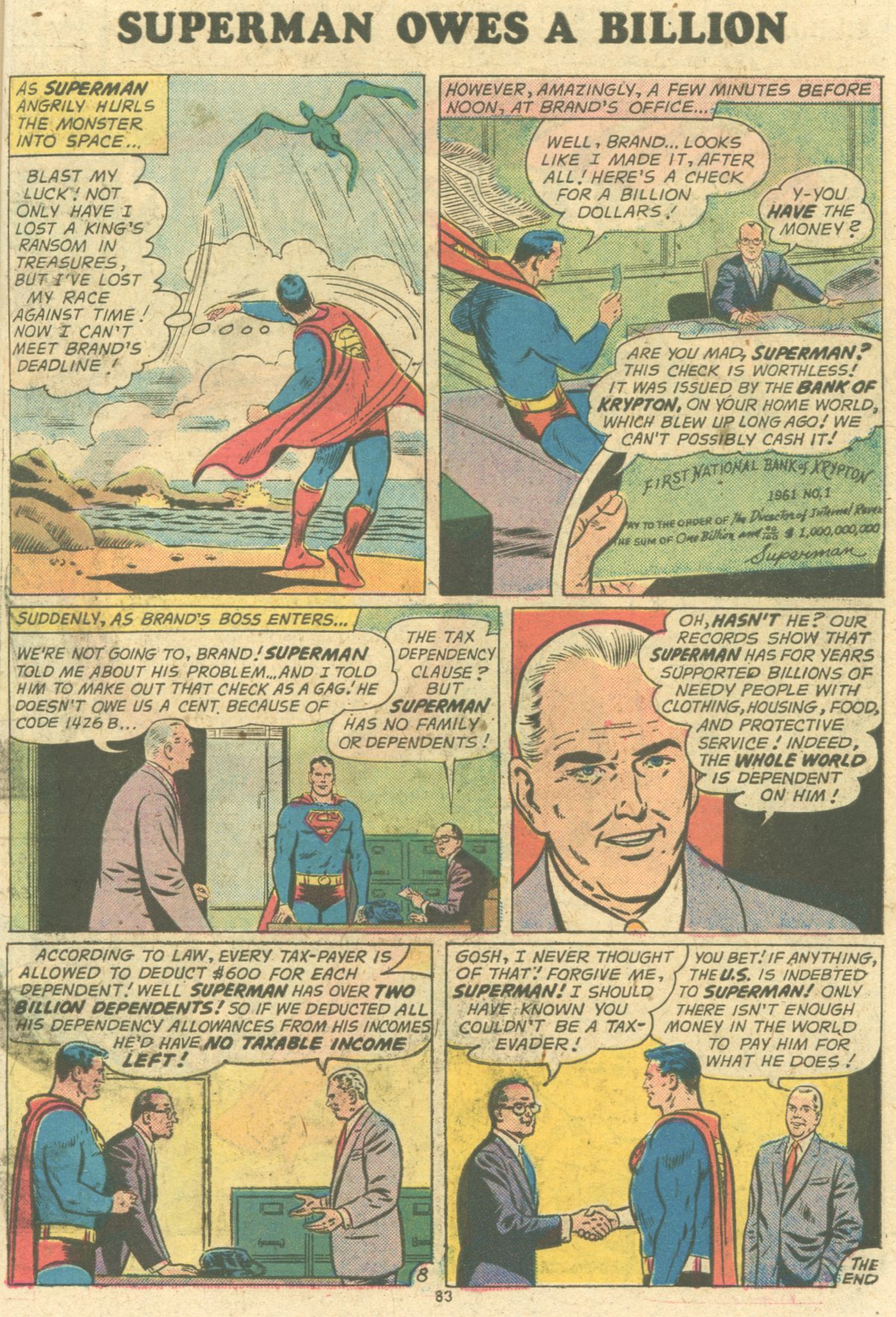 Read online Superman (1939) comic -  Issue #284 - 83