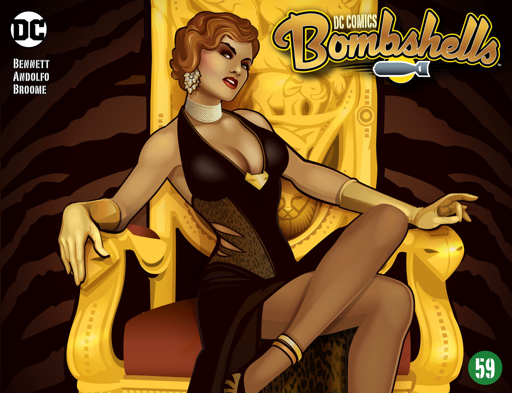 Read online DC Comics: Bombshells comic -  Issue #59 - 1