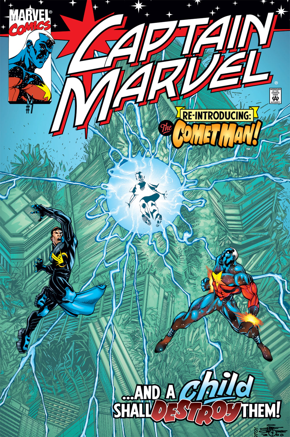Read online Captain Marvel (1999) comic -  Issue #7 - 1
