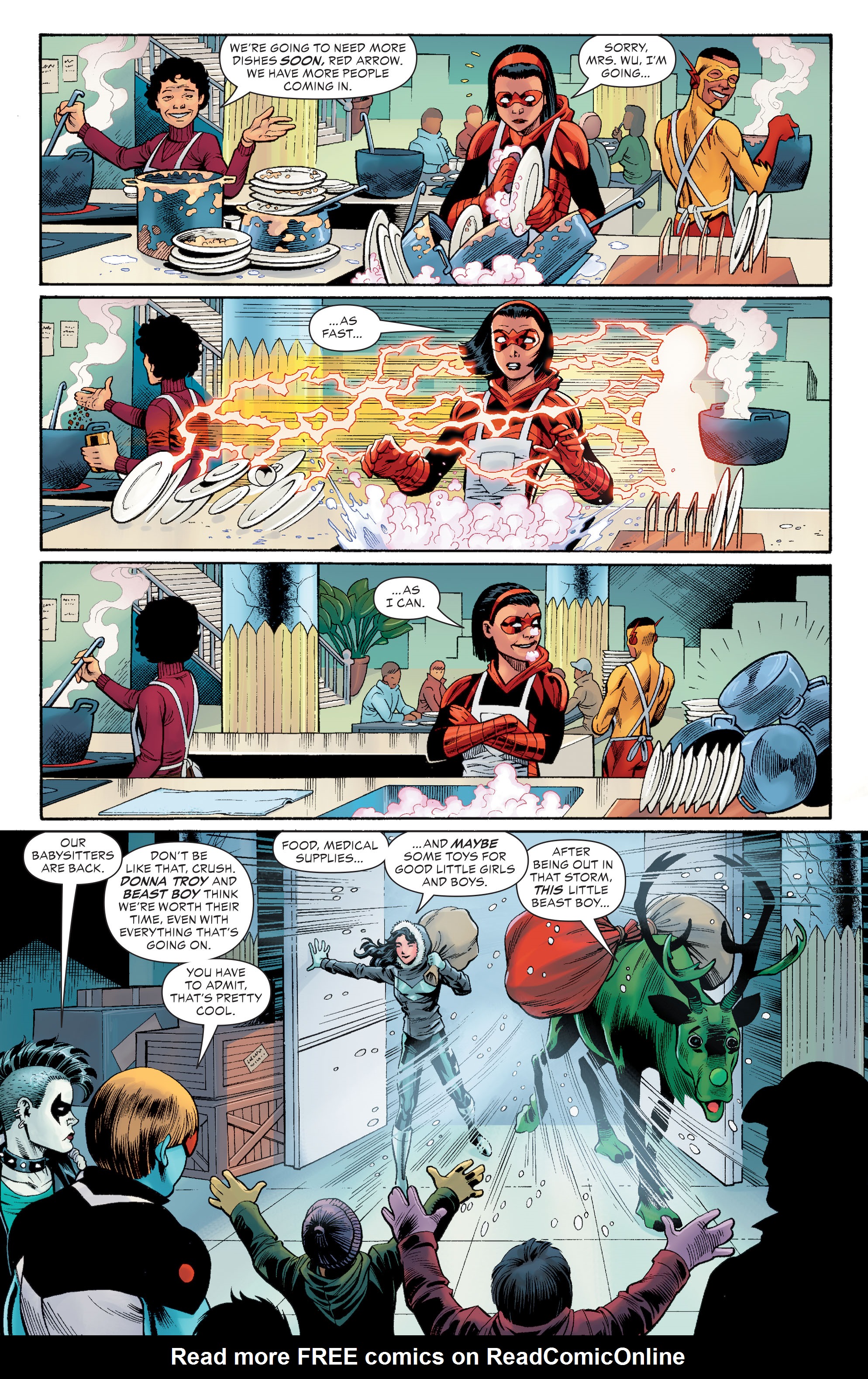 Read online Teen Titans: Endless Winter Special comic -  Issue # Full - 9