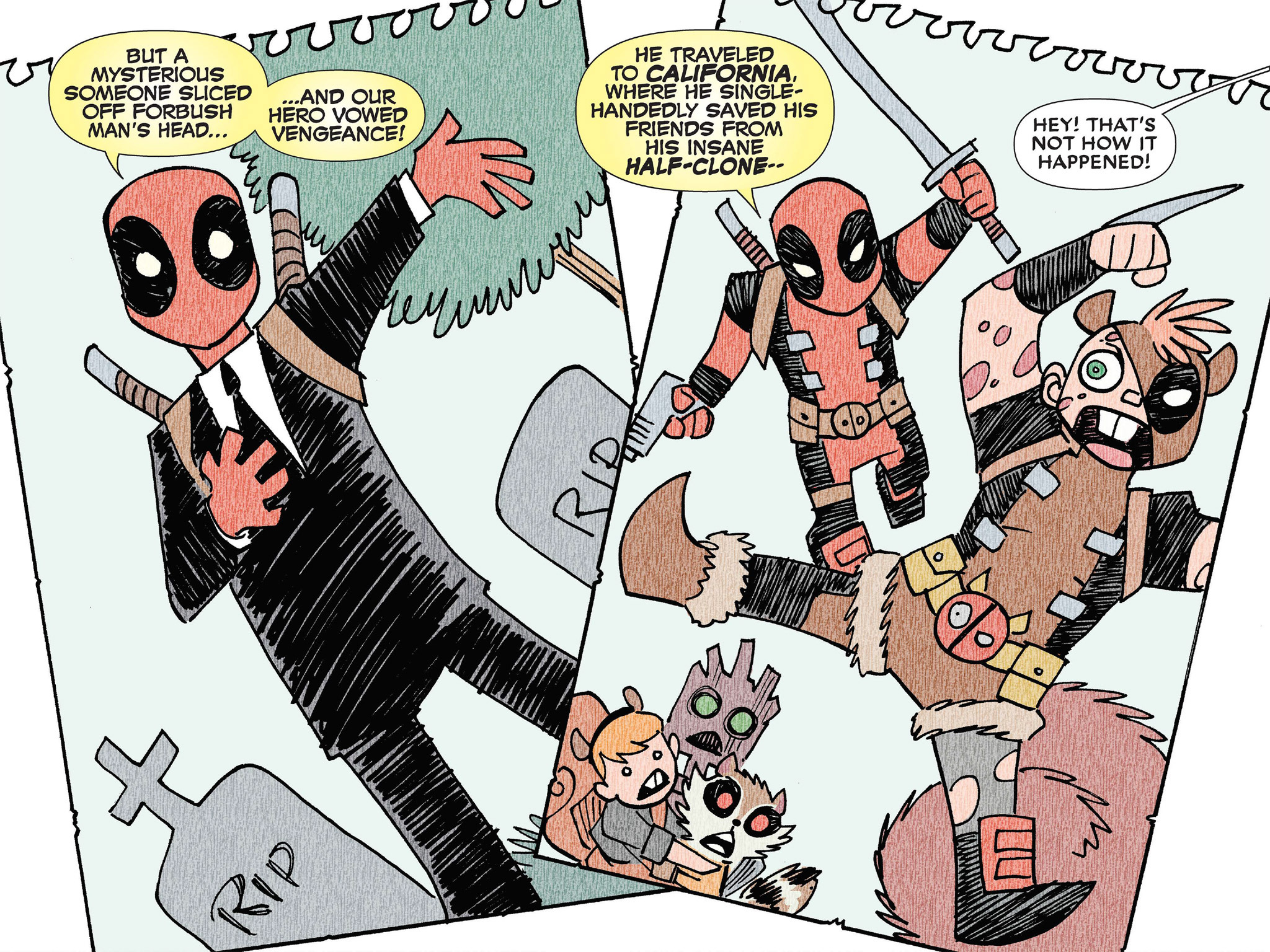 Read online Deadpool: Too Soon? Infinite Comic comic -  Issue #8 - 9