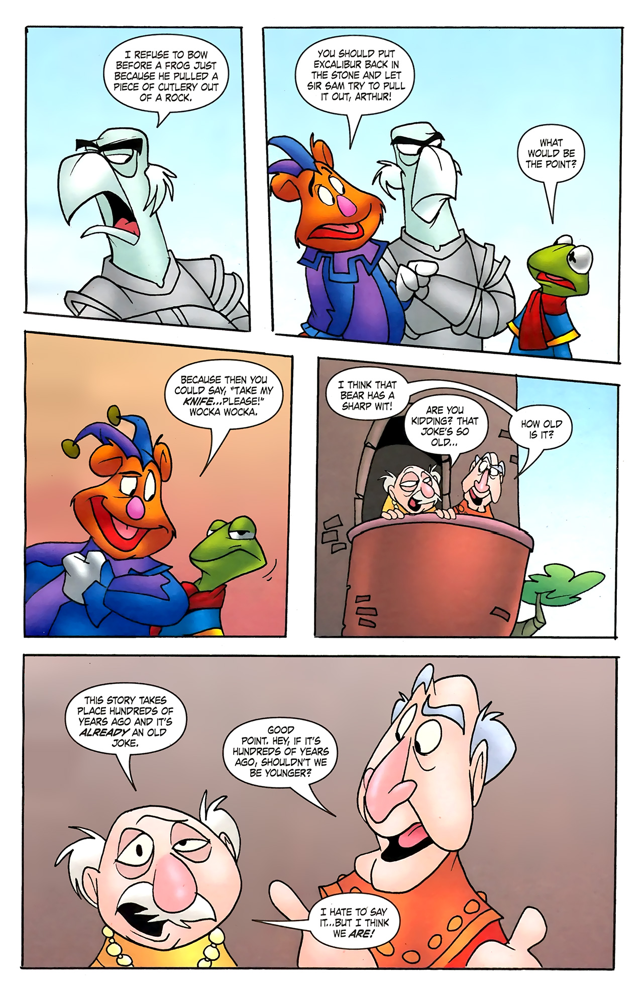 Read online Muppet King Arthur comic -  Issue #1 - 11