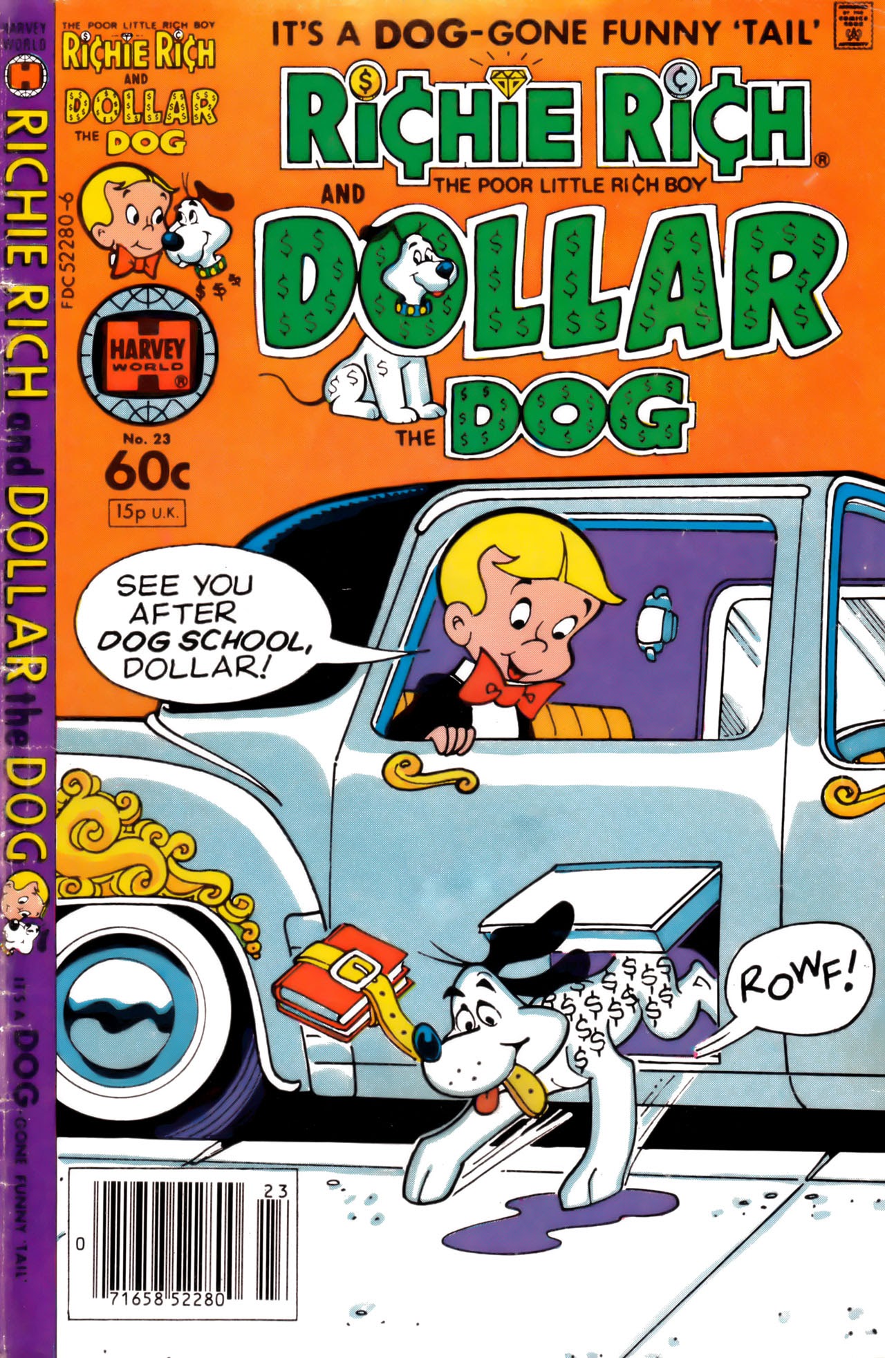 Read online Richie Rich & Dollar the Dog comic -  Issue #23 - 1