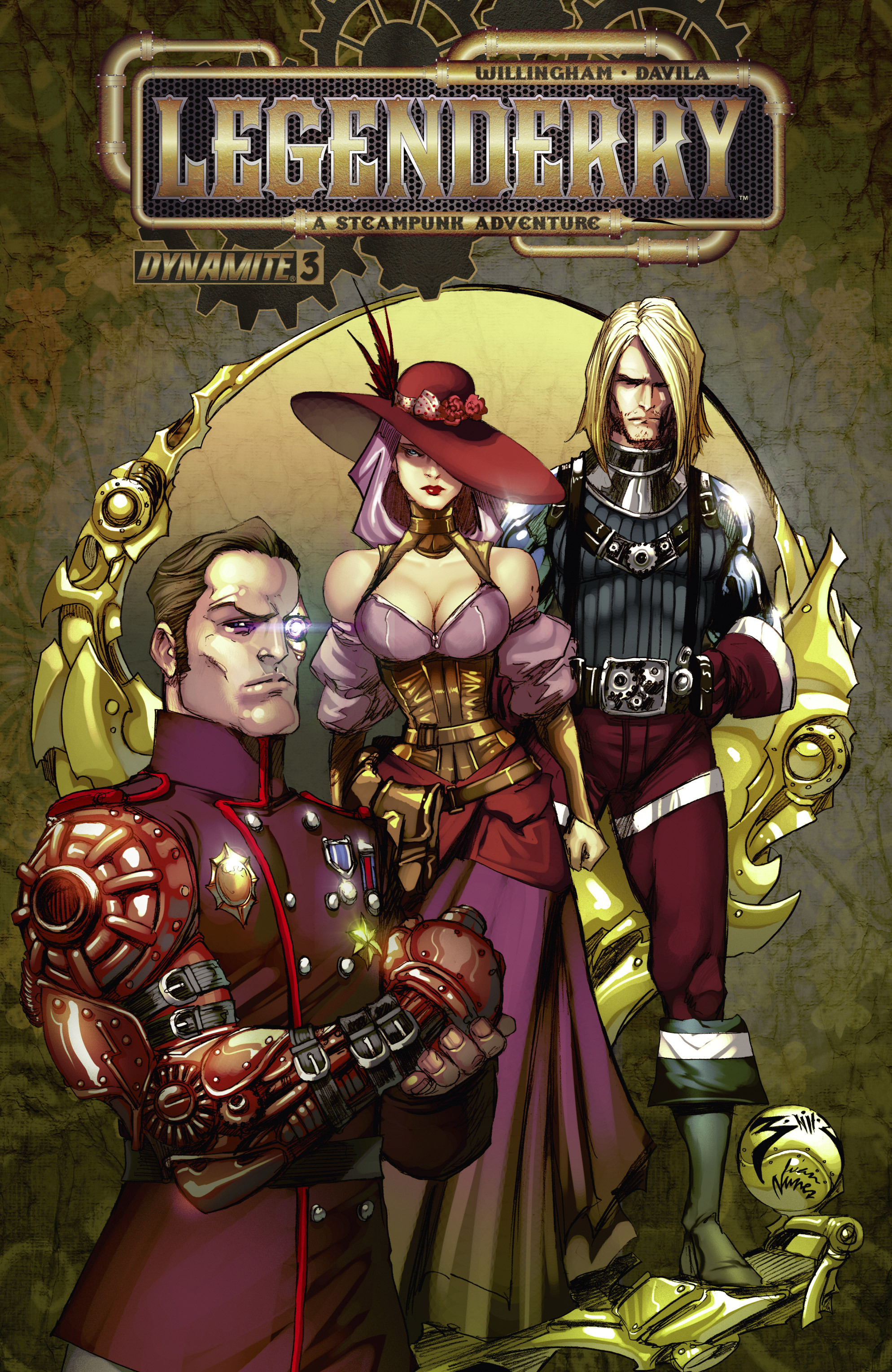 Read online Legenderry: A Steampunk Adventure comic -  Issue #3 - 1