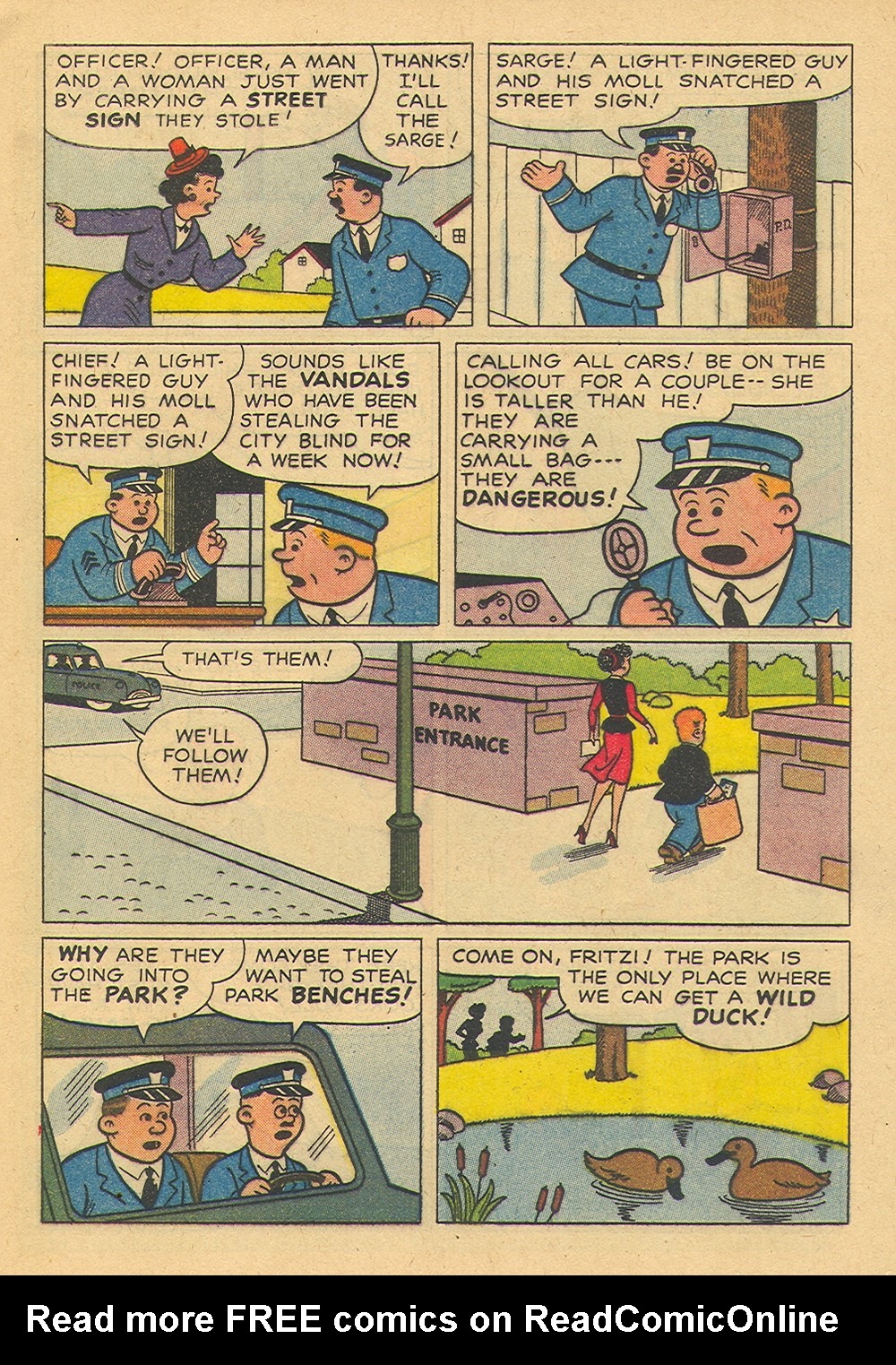 Read online Fritzi Ritz (1953) comic -  Issue #57 - 13