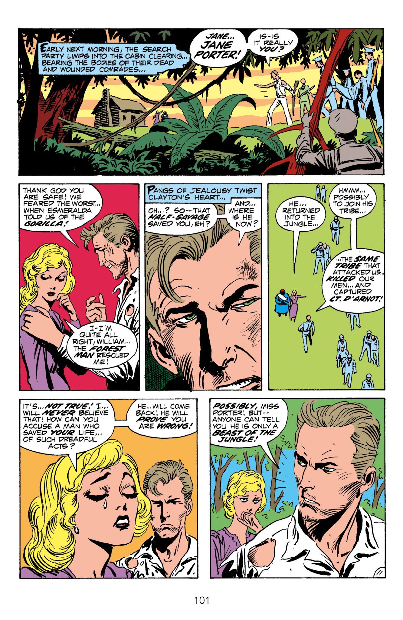 Read online Edgar Rice Burroughs' Tarzan The Joe Kubert Years comic -  Issue # TPB 1 (Part 2) - 3