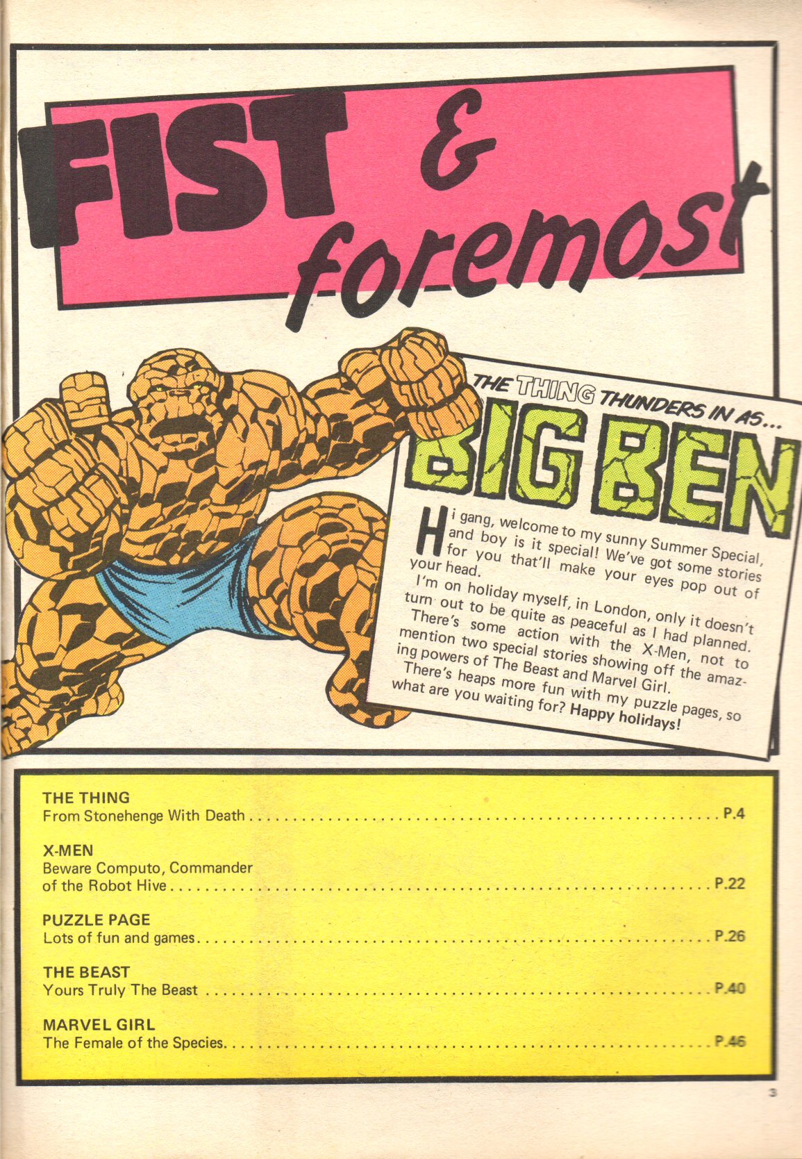 Read online The Thing Is Big Ben comic -  Issue # _Special - 3