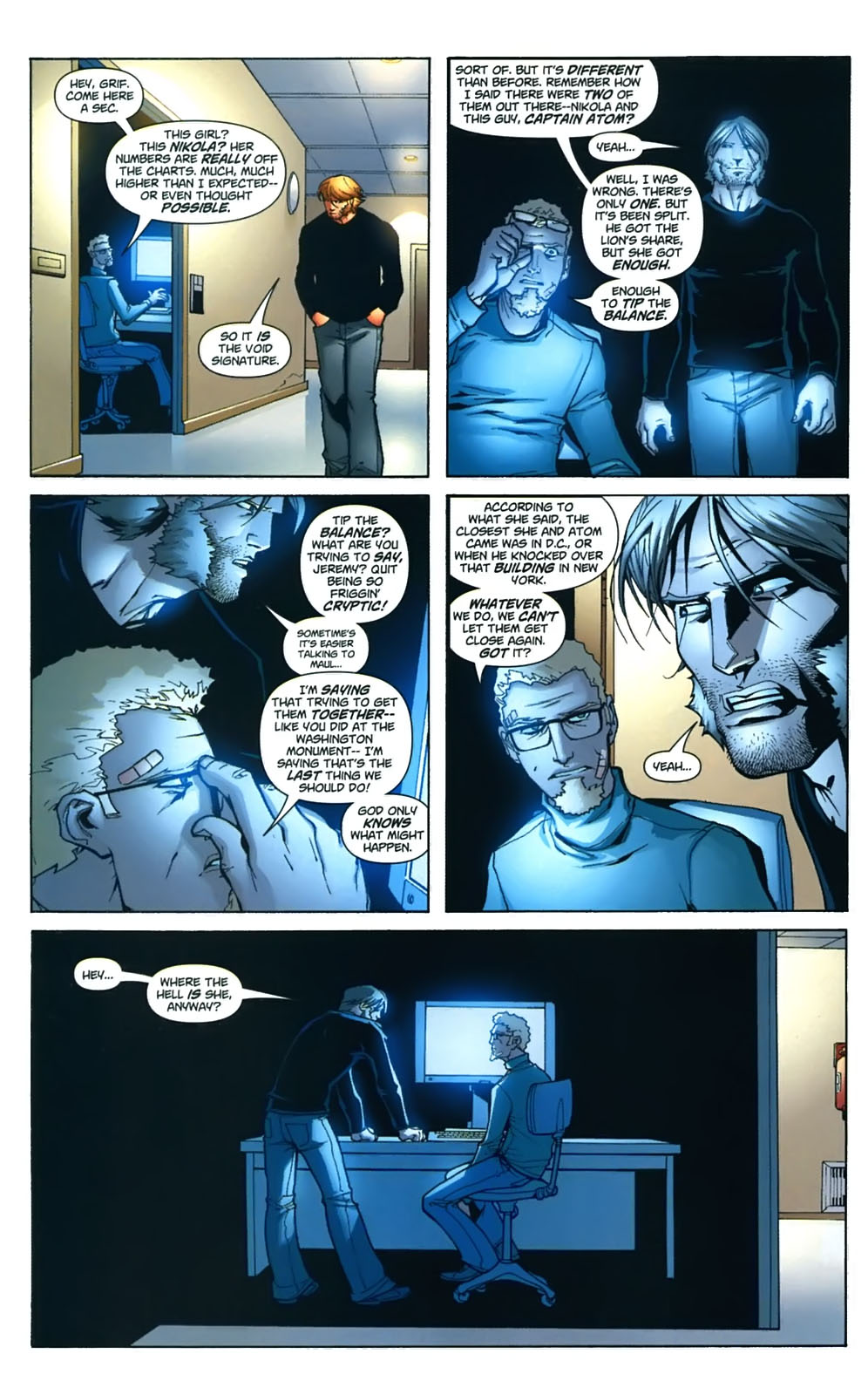 Read online Captain Atom: Armageddon comic -  Issue #6 - 20