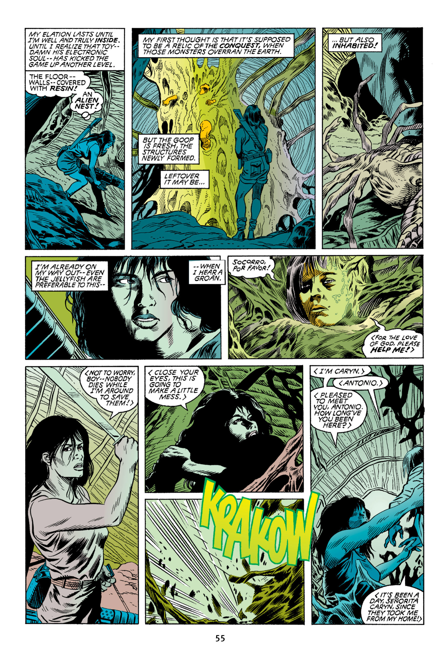 Read online Aliens vs. Predator Omnibus comic -  Issue # _TPB 2 Part 1 - 55