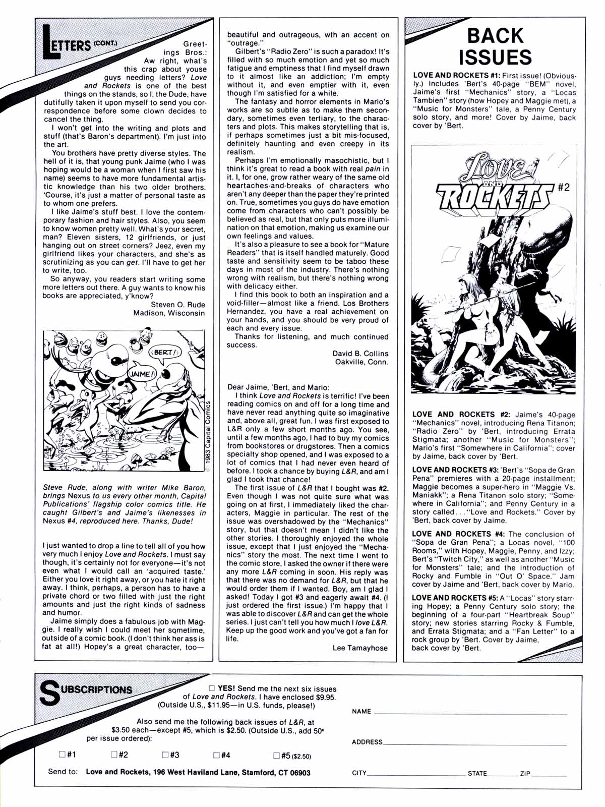 Read online Love and Rockets (1982) comic -  Issue #6 - 33