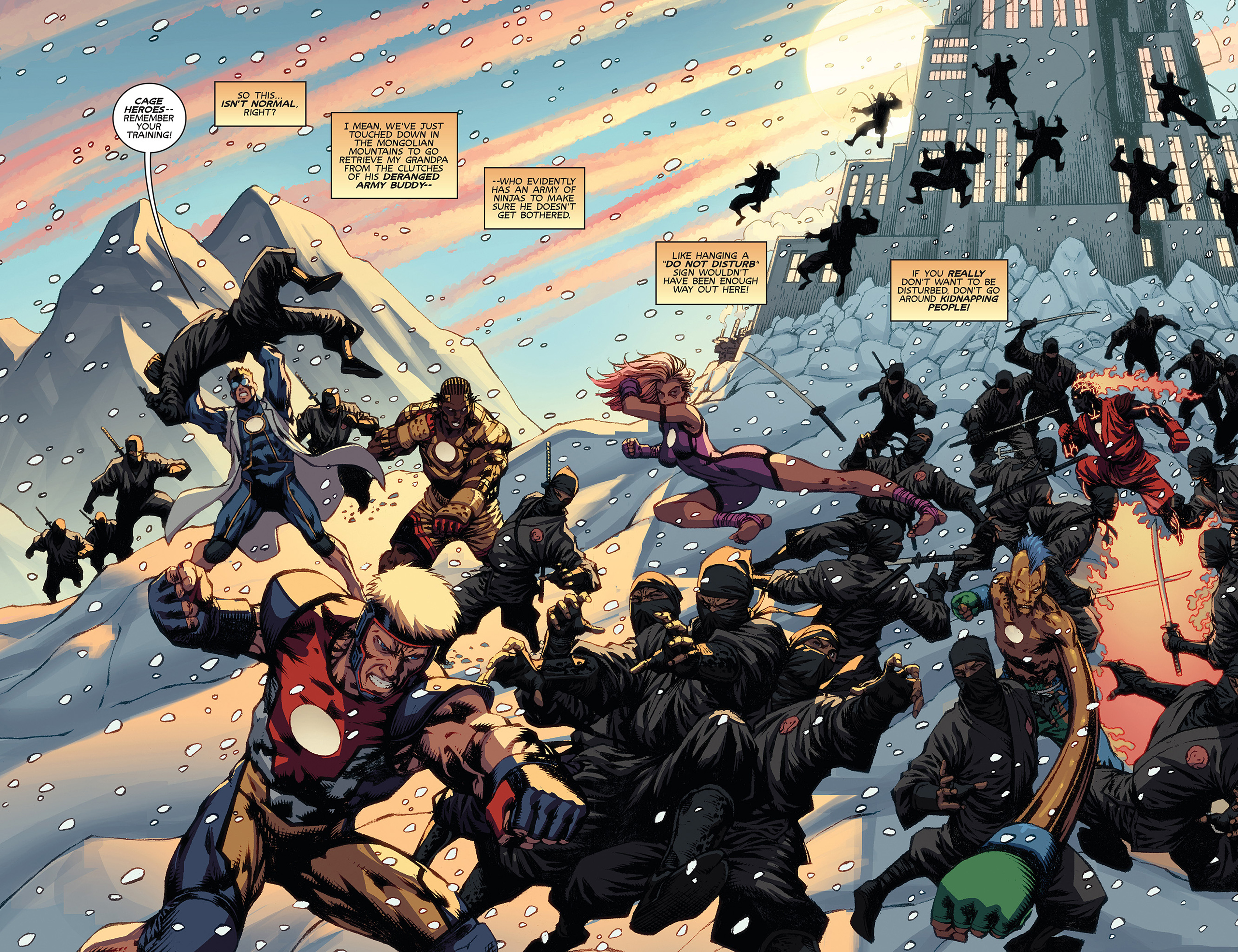 Read online Cage Hero comic -  Issue #4 - 4