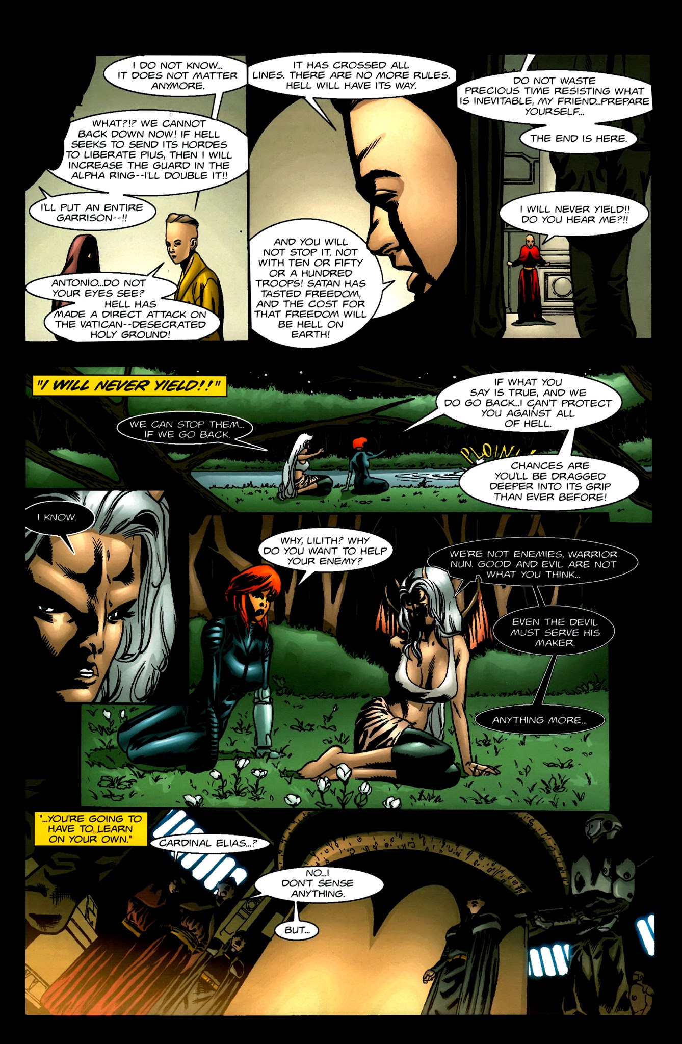 Read online Warrior Nun Areala (1999) comic -  Issue #11 - 16