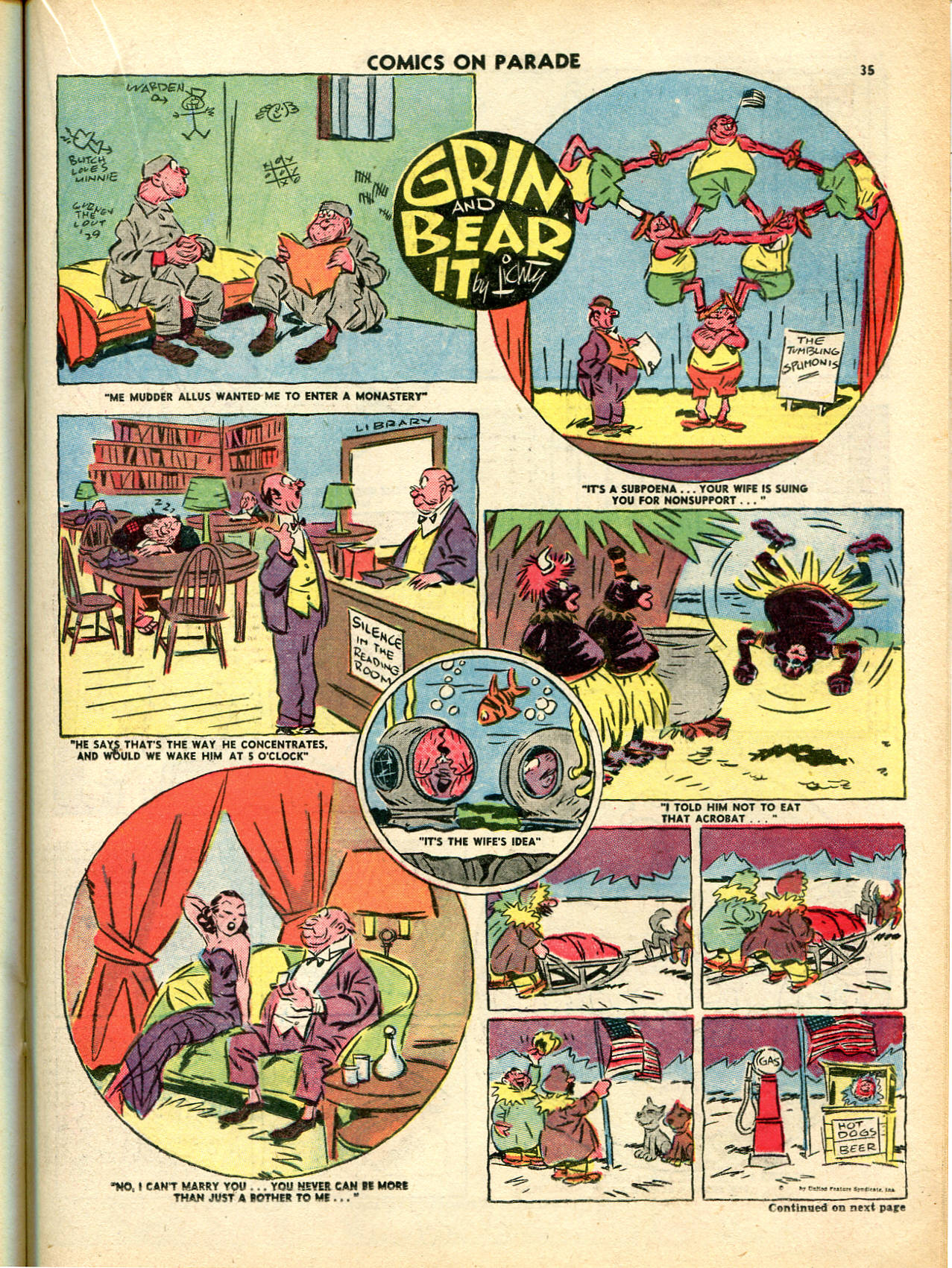 Read online Comics on Parade comic -  Issue #17 - 36