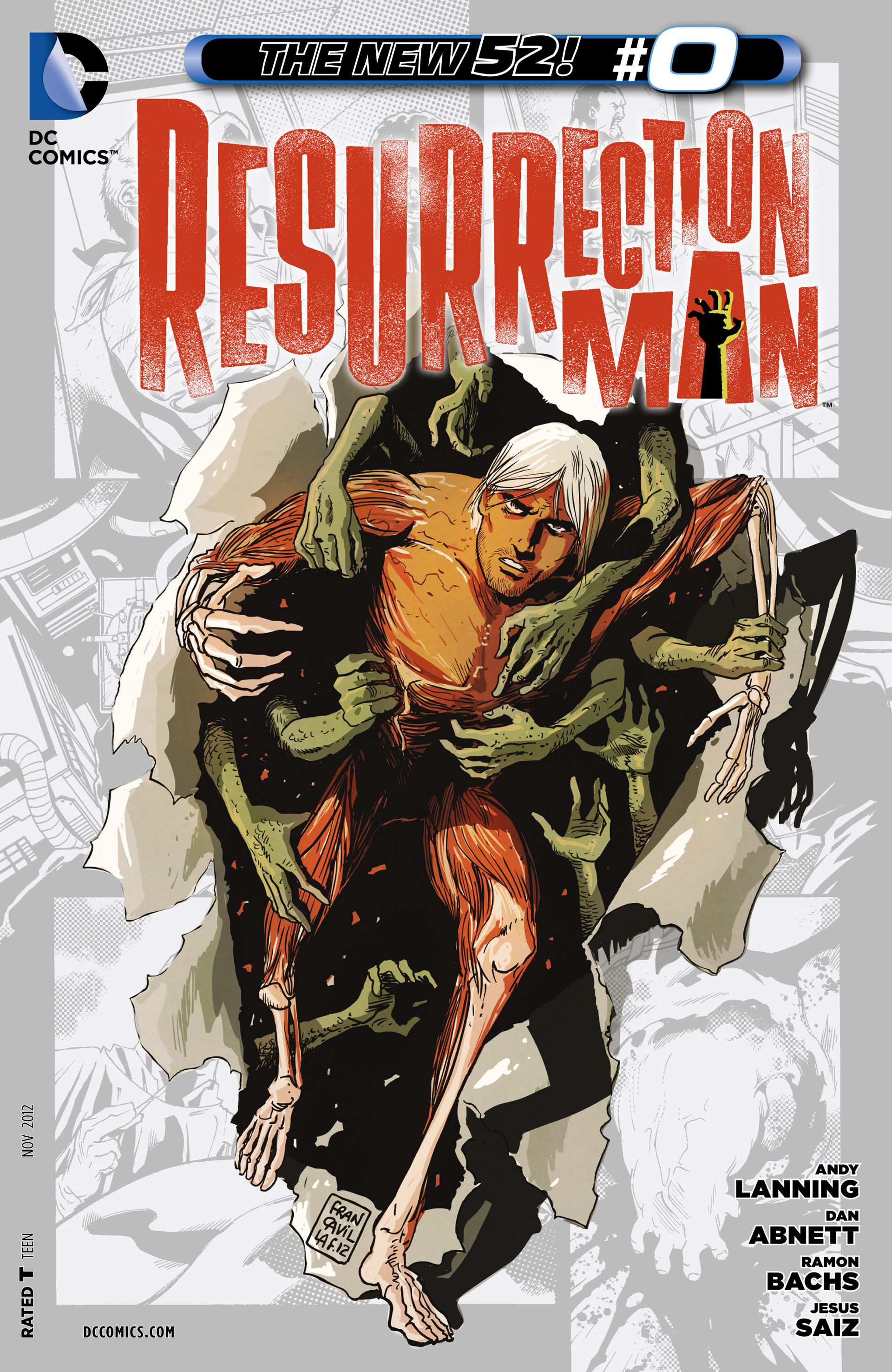 Read online Resurrection Man (2011) comic -  Issue #0 - 1