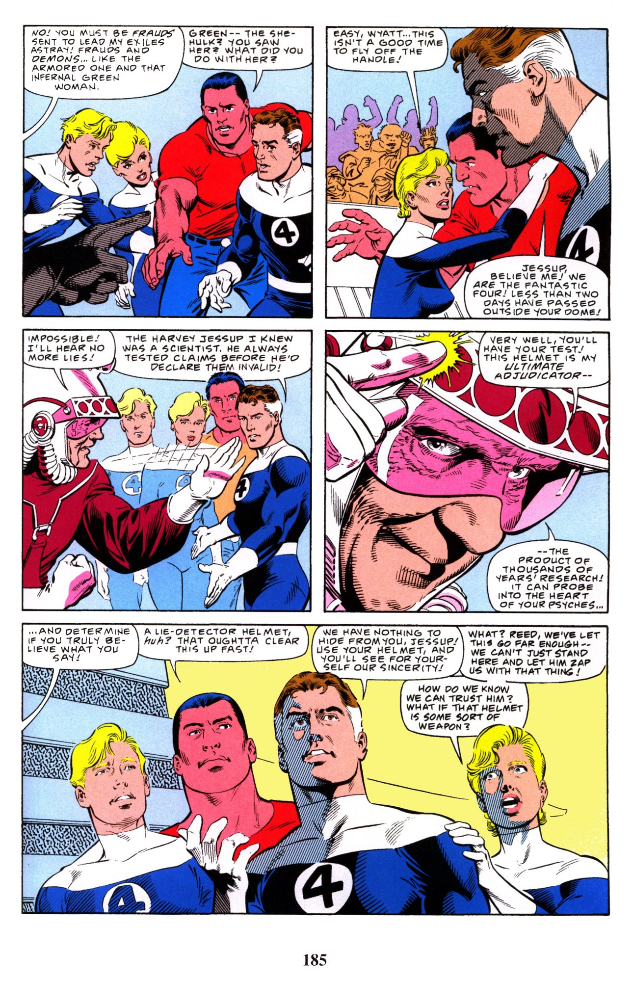 Read online Fantastic Four Visionaries: John Byrne comic -  Issue # TPB 8 - 185