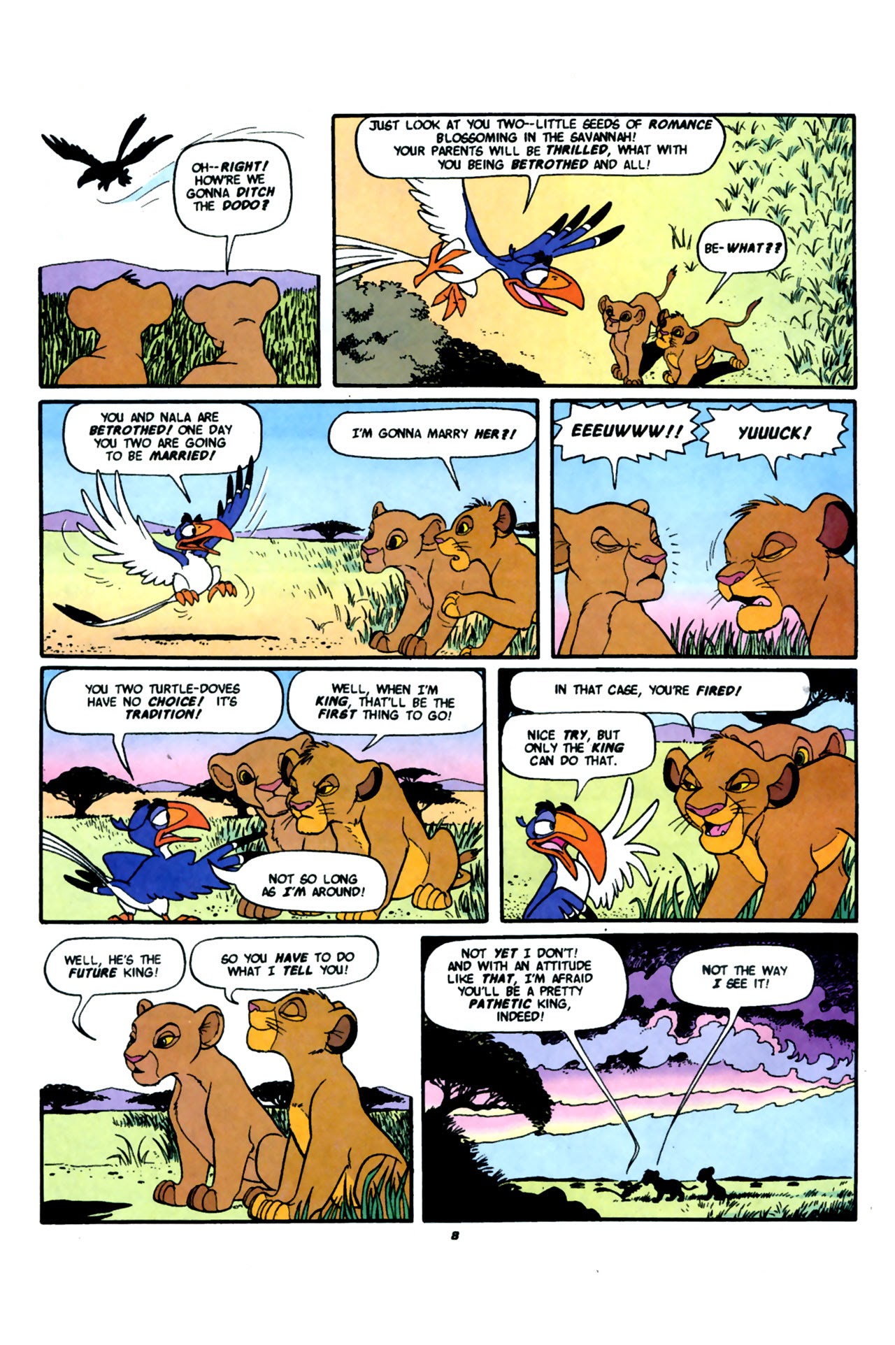 Read online Disney's The Lion King comic -  Issue #1 - 10