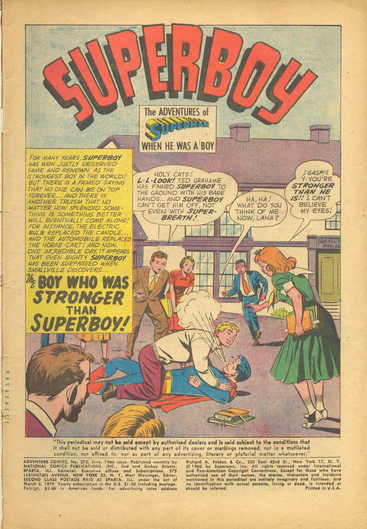 Read online Adventure Comics (1938) comic -  Issue #273 - 3
