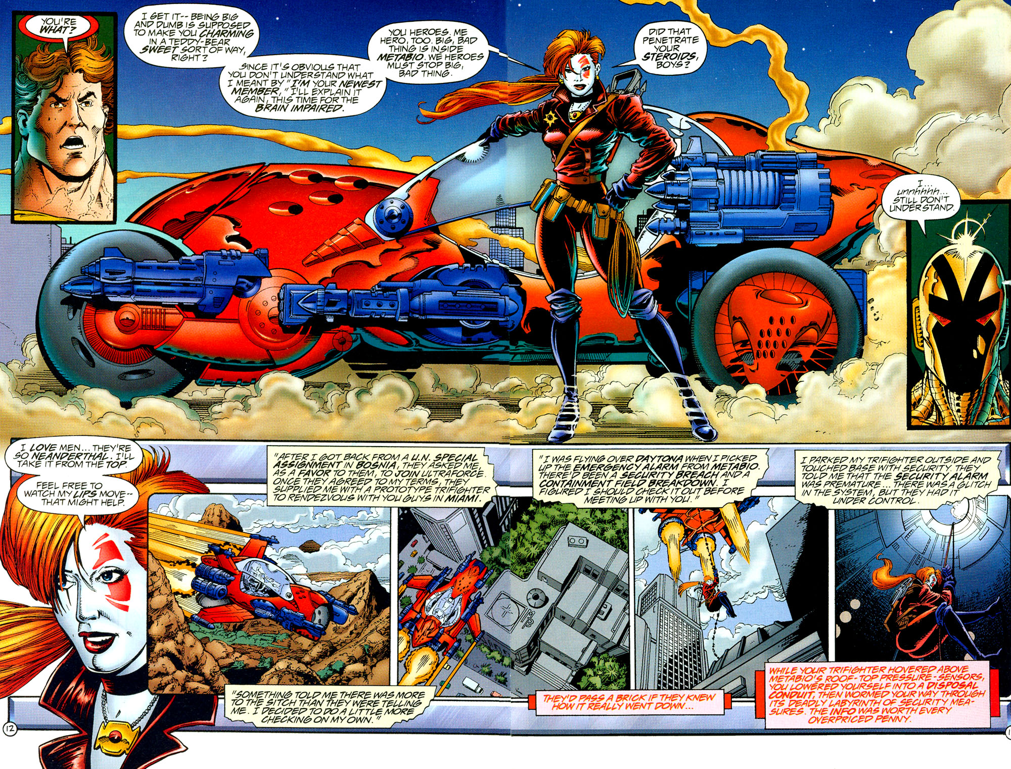 Read online UltraForce (1994) comic -  Issue #8 - 12