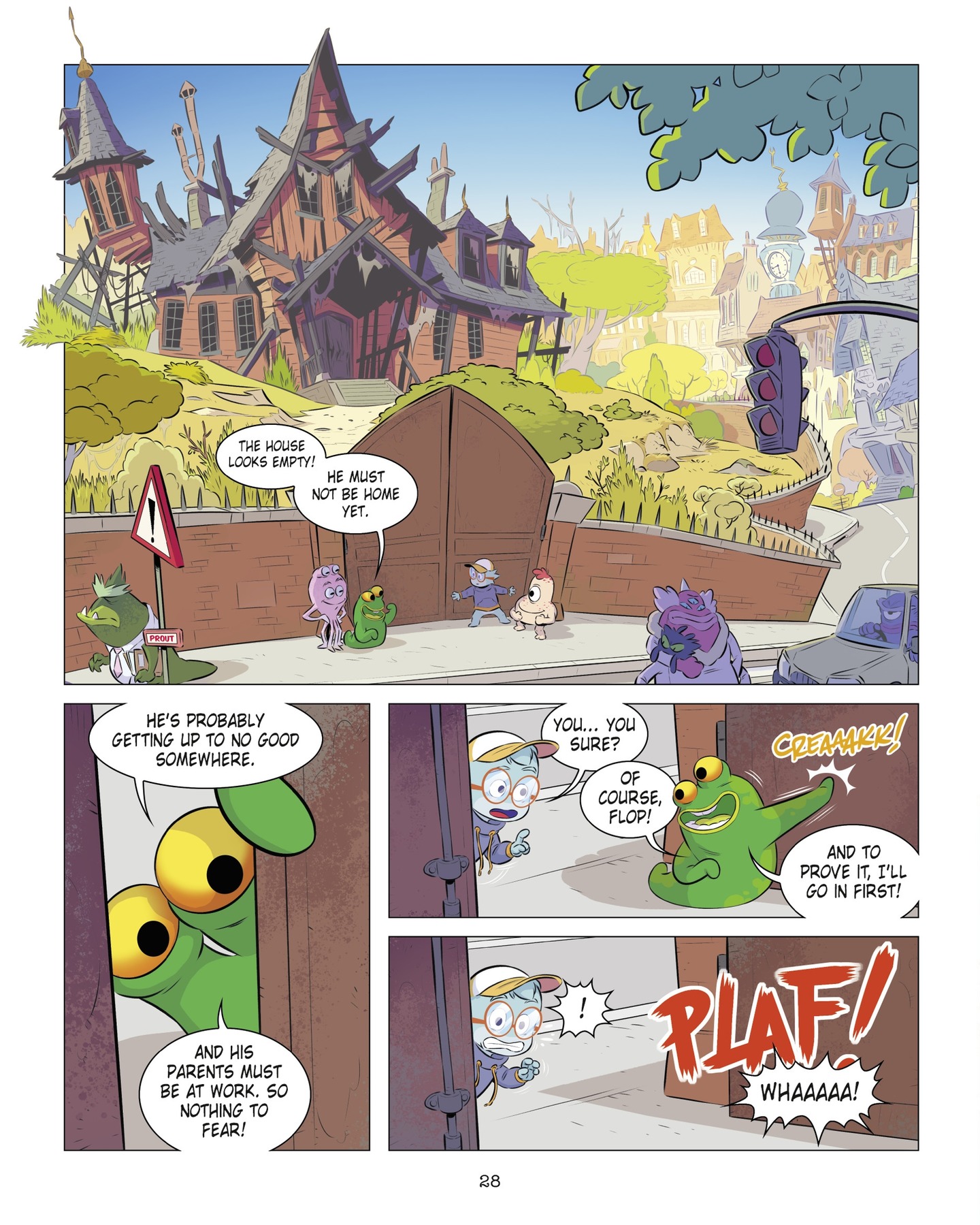 Read online The School for Little Monsters: It's Tough Being Flop comic -  Issue # TPB - 28