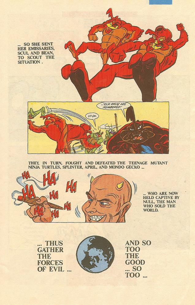 Read online Mighty Mutanimals comic -  Issue #1 - 4
