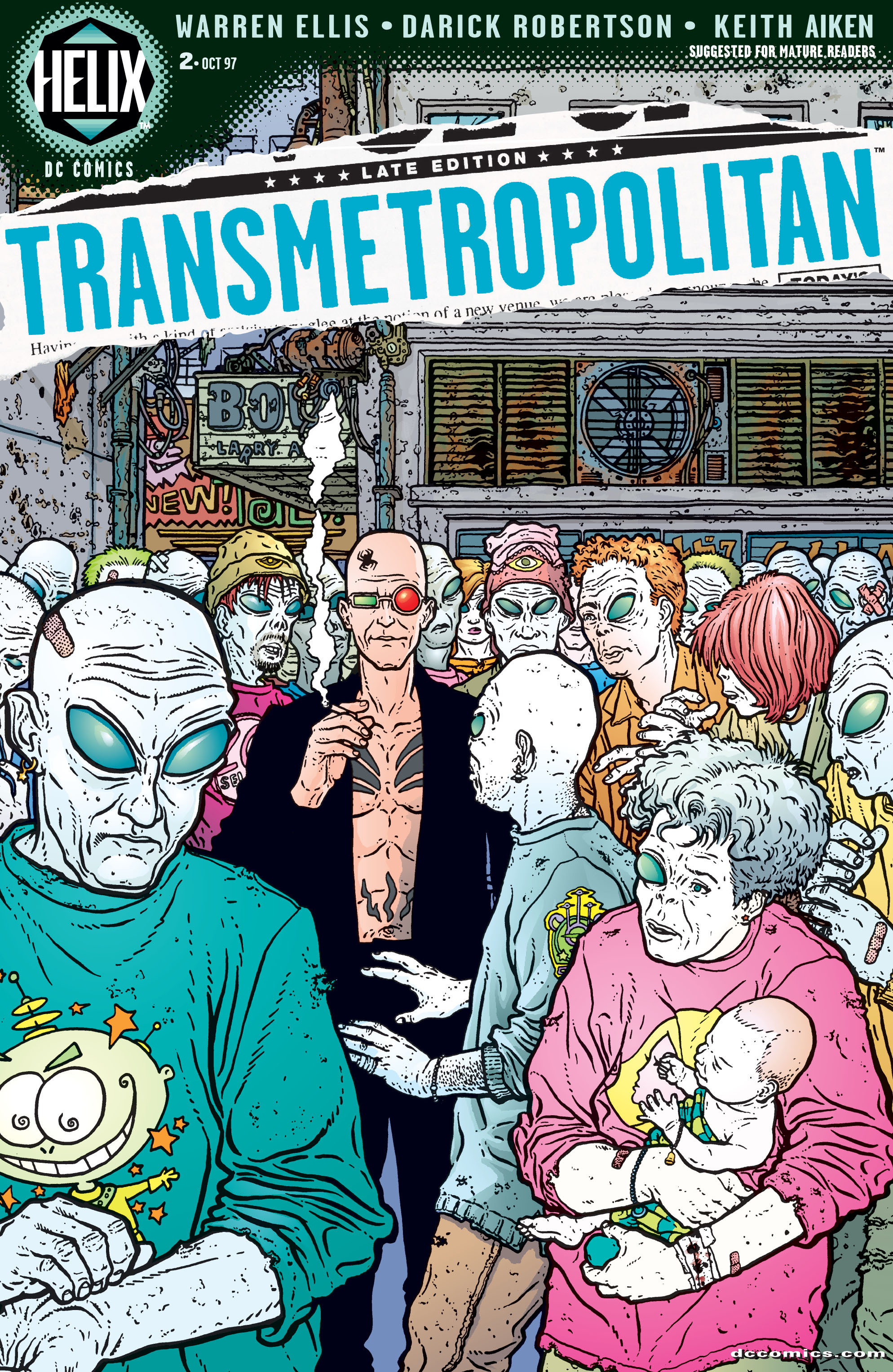 Read online Transmetropolitan comic -  Issue #2 - 1