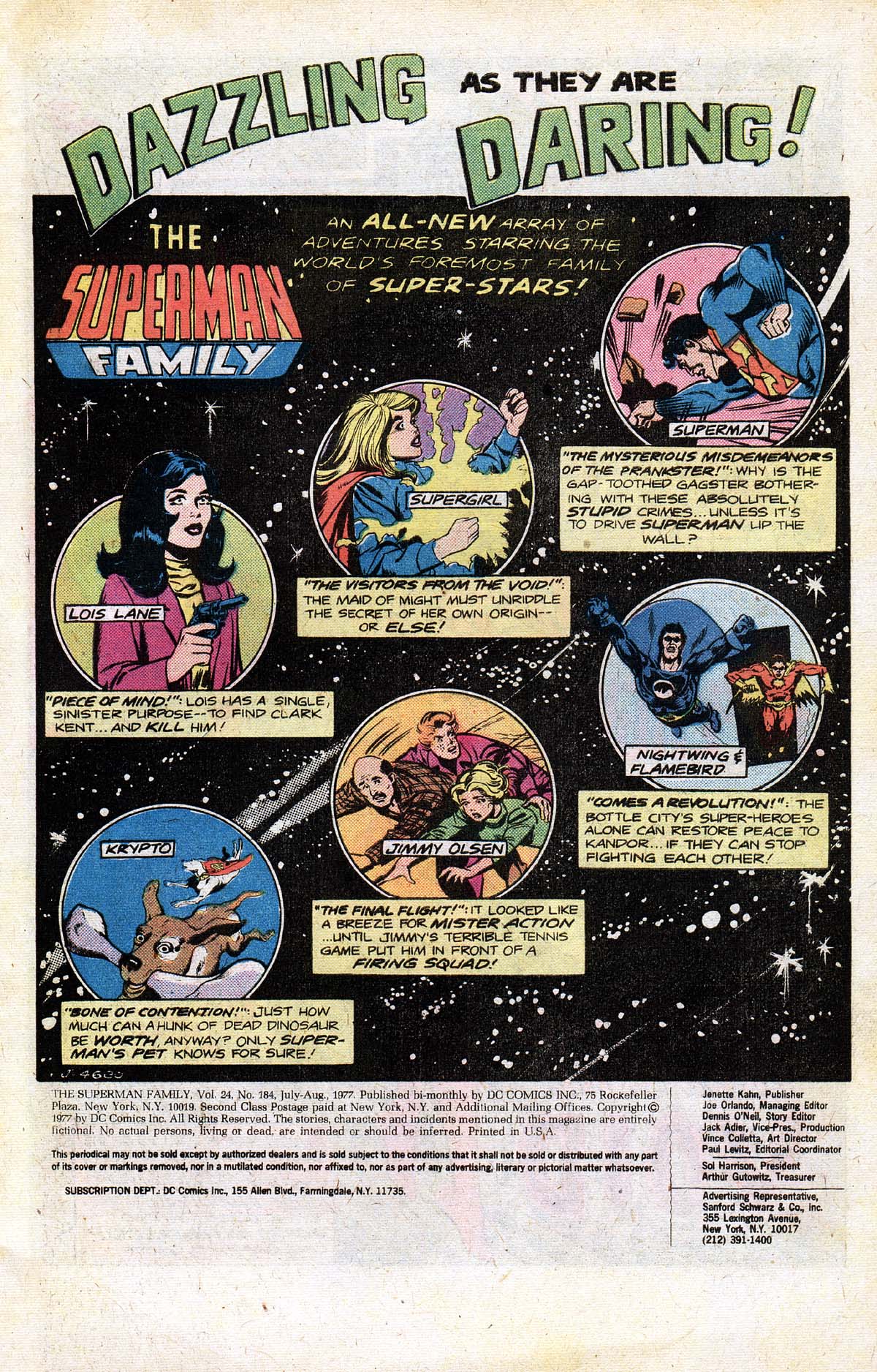 Read online The Superman Family comic -  Issue #184 - 3