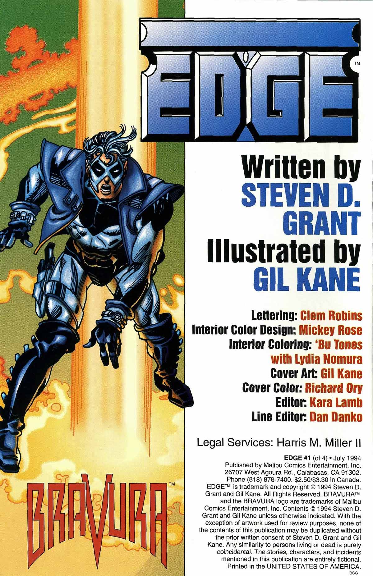 Read online Edge comic -  Issue #1 - 2