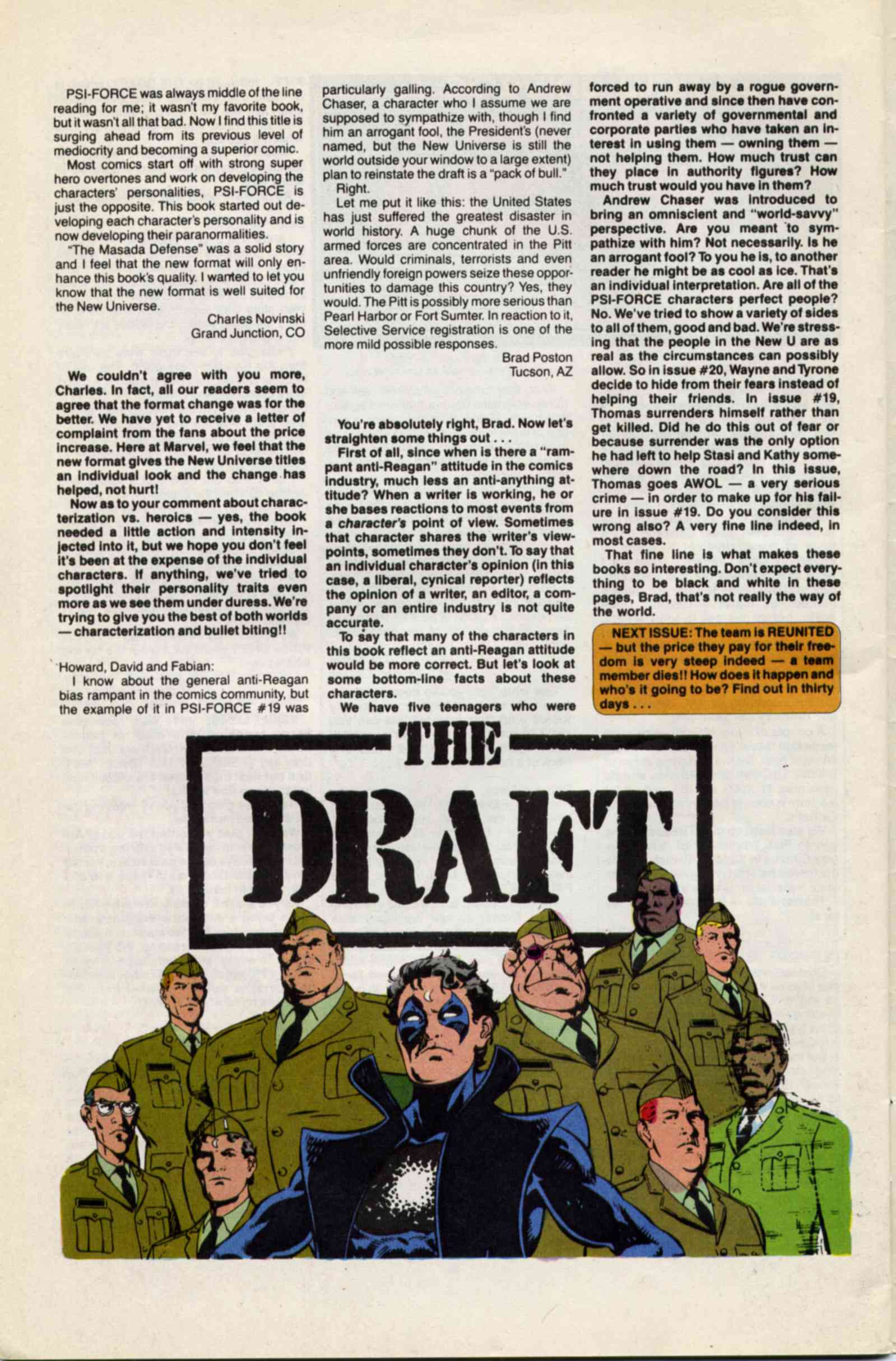 Read online Psi-Force comic -  Issue #23 - 32