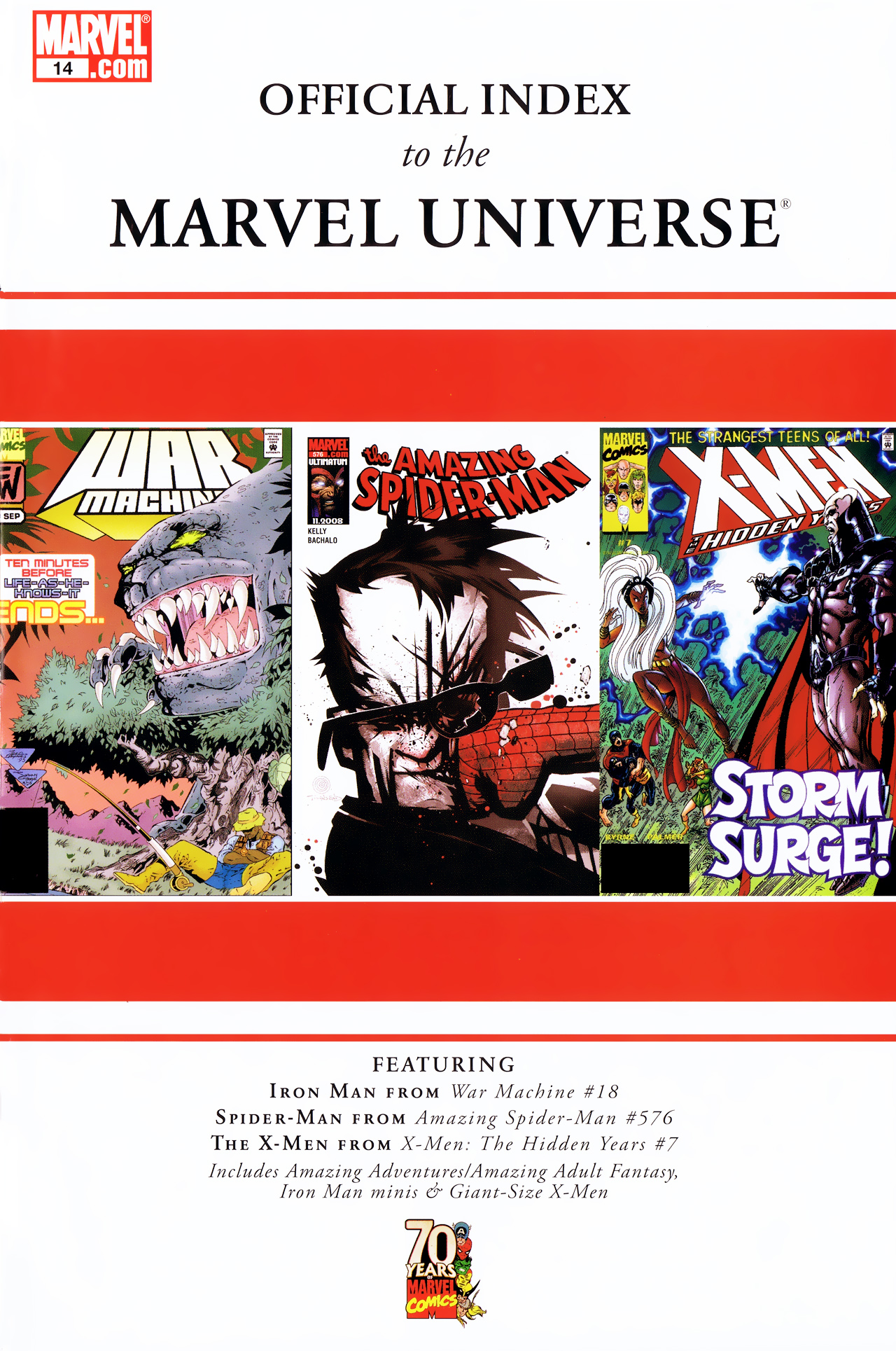 Read online Official Index to the Marvel Universe comic -  Issue #14 - 1