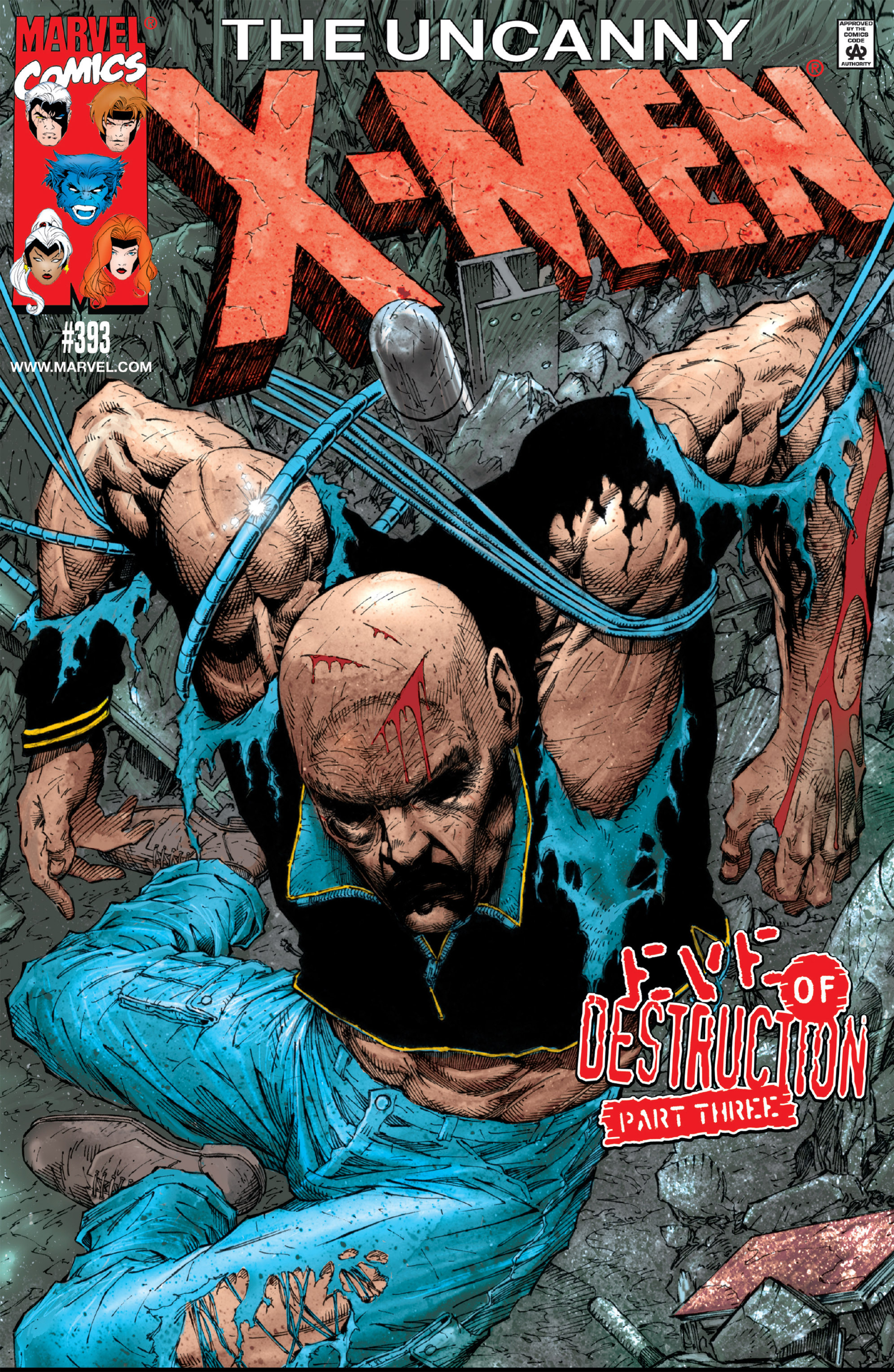 Read online Uncanny X-Men (1963) comic -  Issue #393 - 1