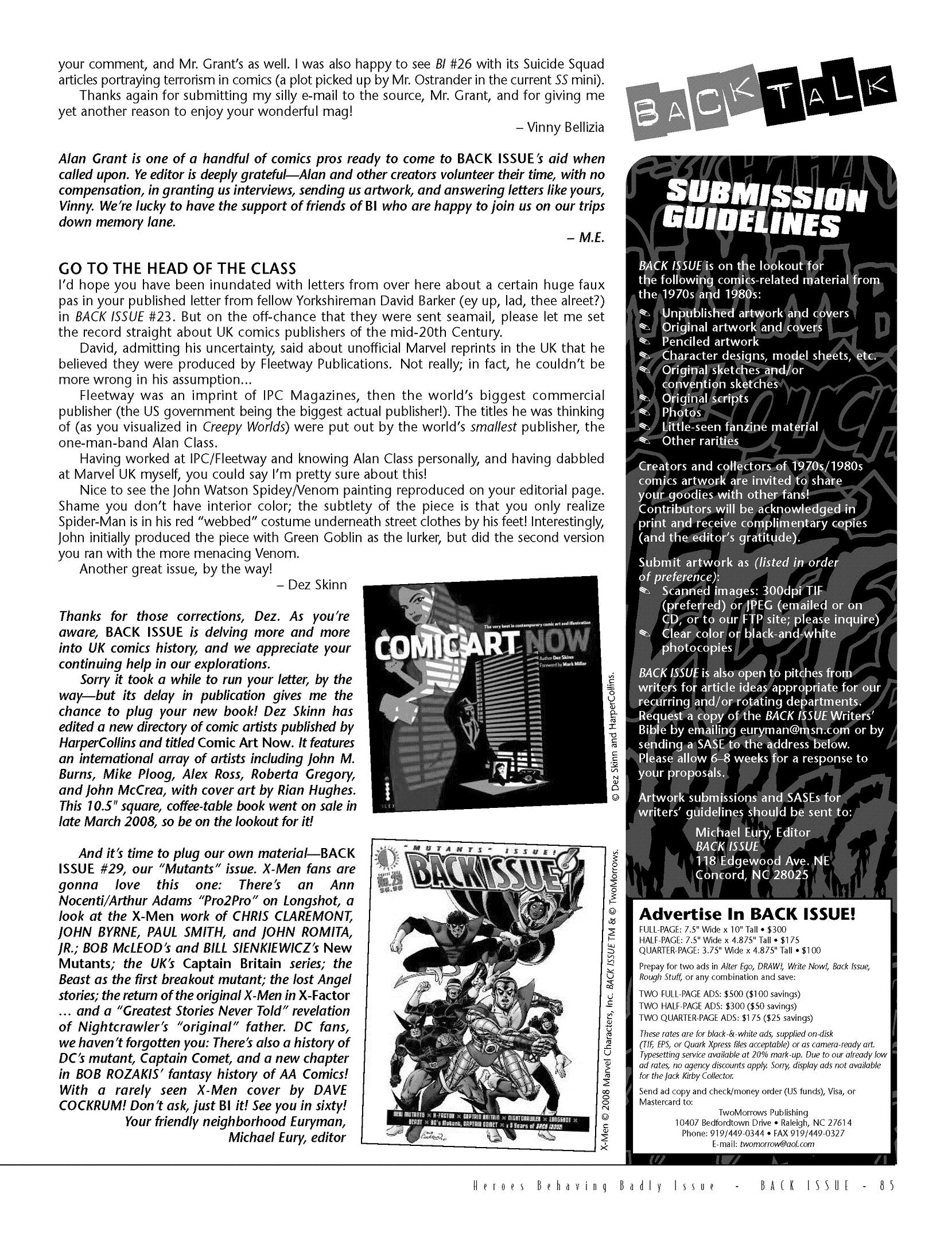 Read online Back Issue comic -  Issue #28 - 84