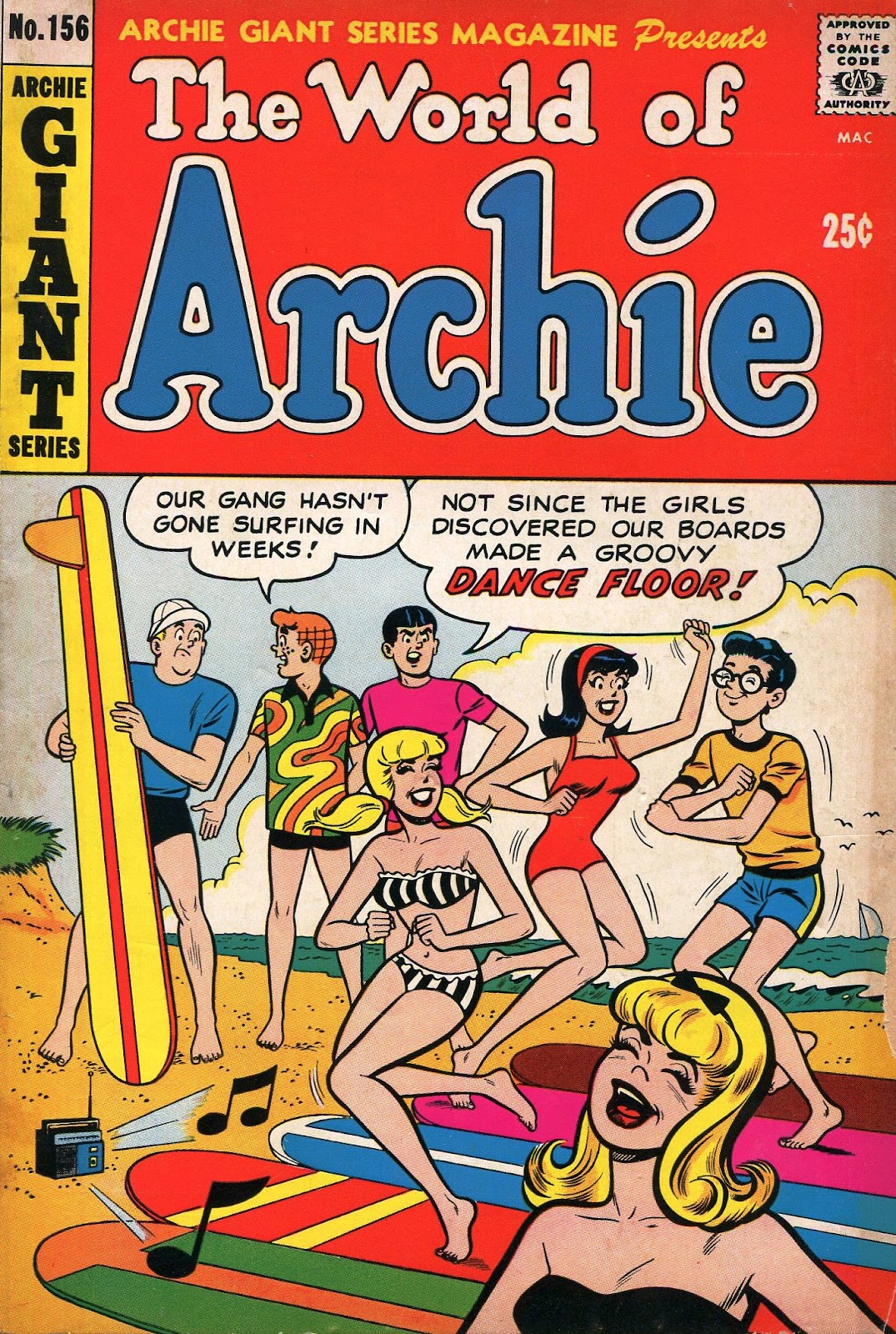 Archie Giant Series Magazine issue 156 - Page 1