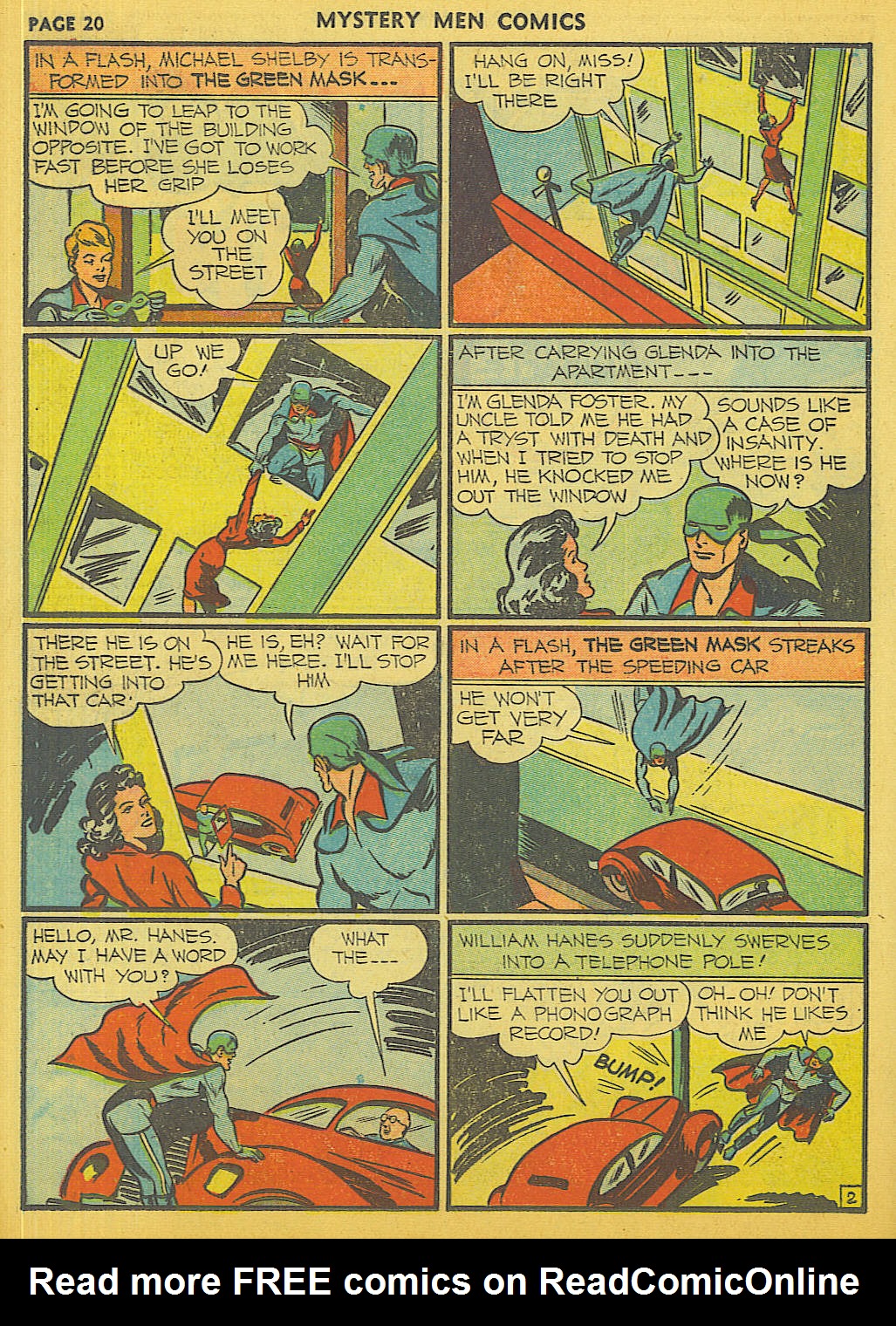 Read online Mystery Men Comics comic -  Issue #23 - 22