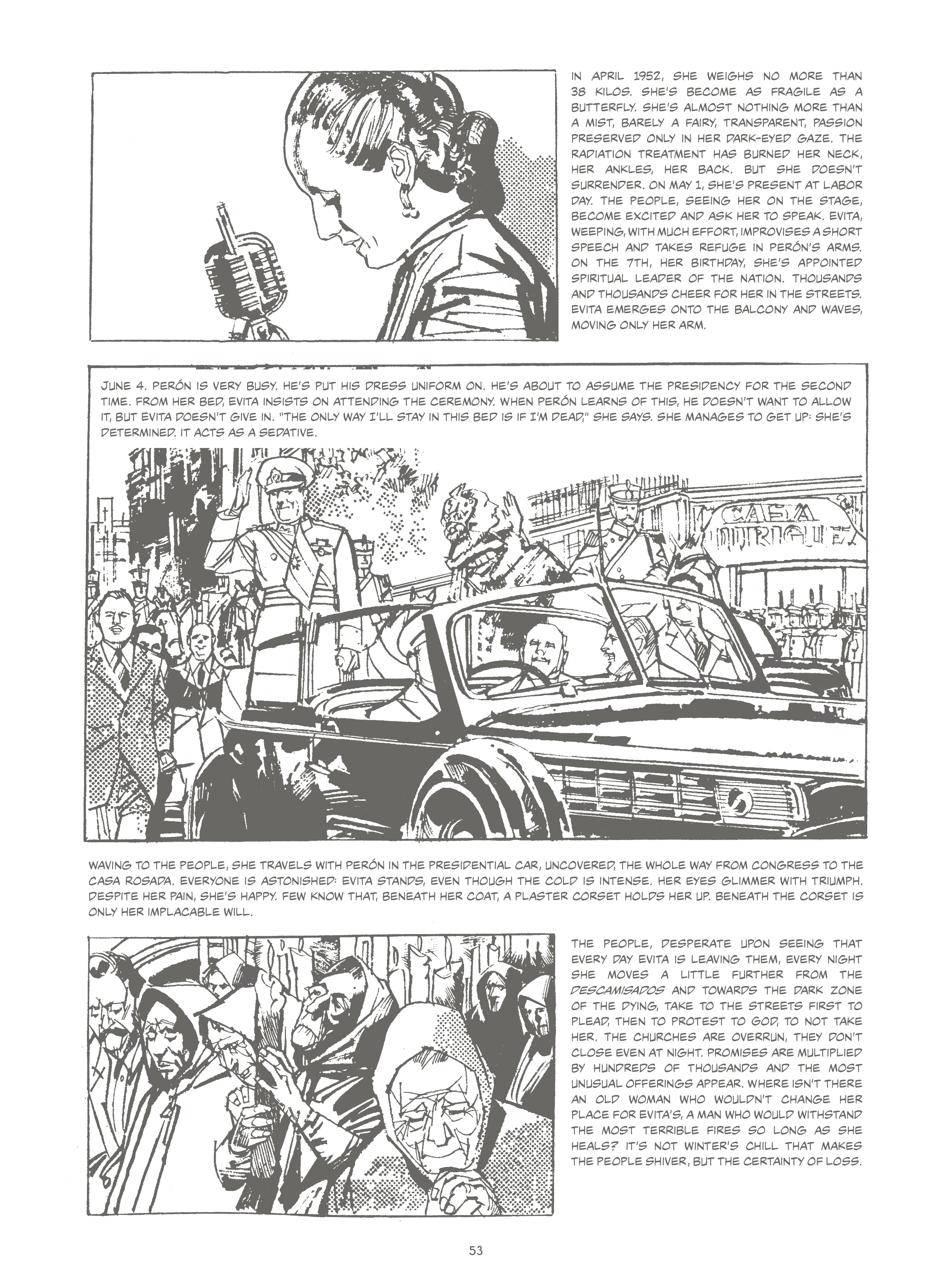 Read online Evita, the Life and Work of Eva Perón comic -  Issue # TPB - 58