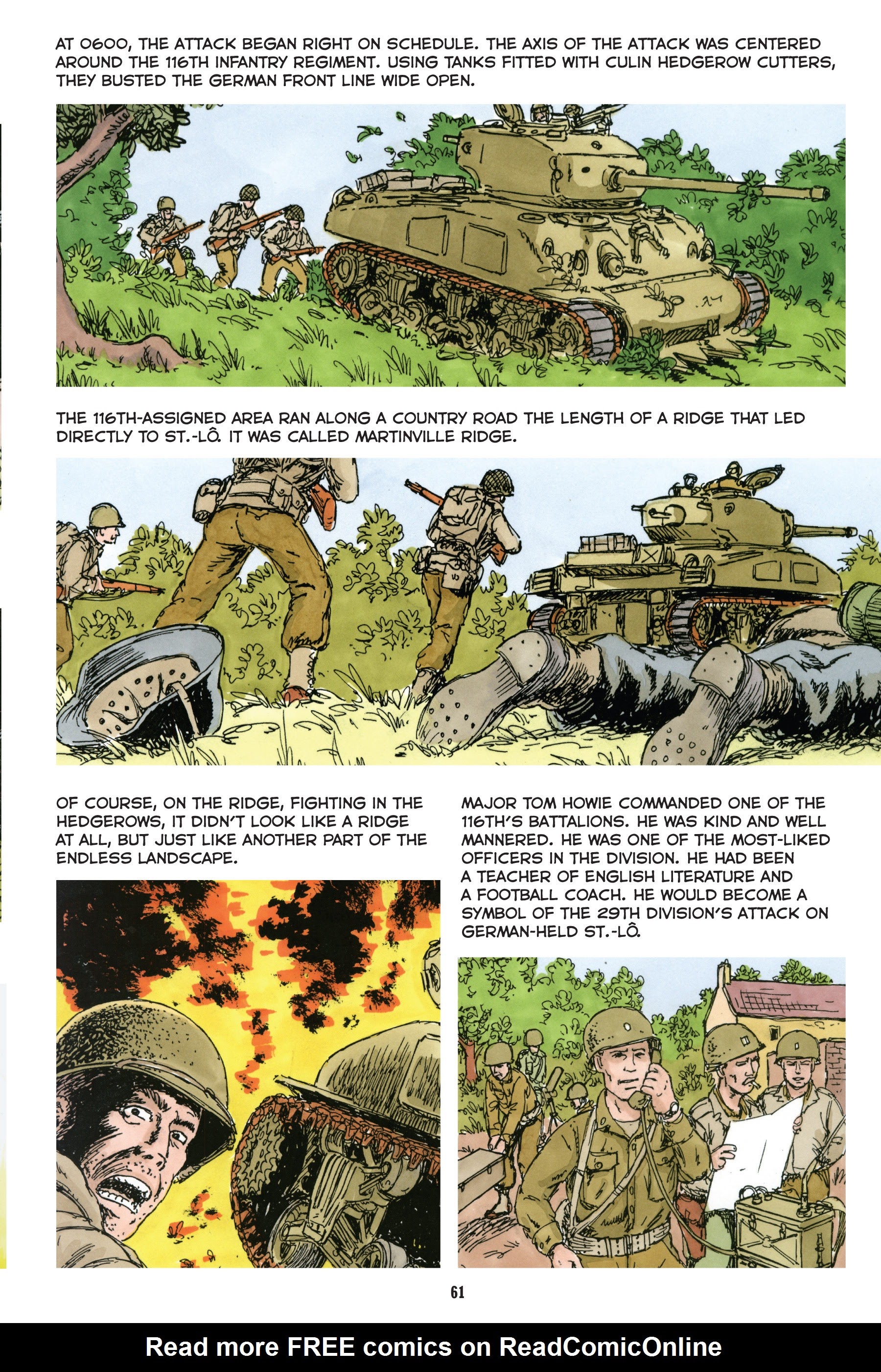 Read online Normandy: A Graphic History of D-Day, the Allied Invasion of Hitler's Fortress Europe comic -  Issue # TPB - 62