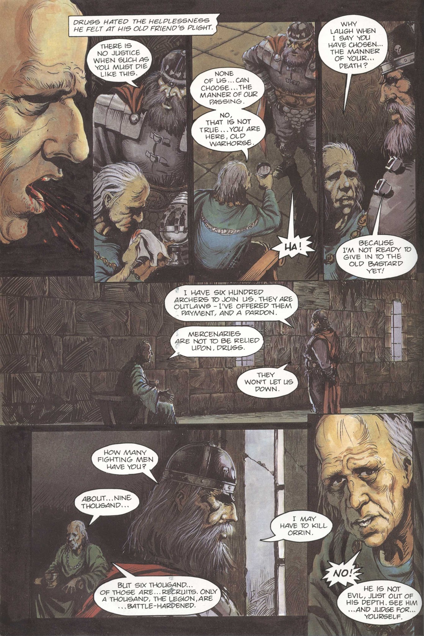 Read online David Gemmell's Legend: A Graphic Novel comic -  Issue # TPB - 31