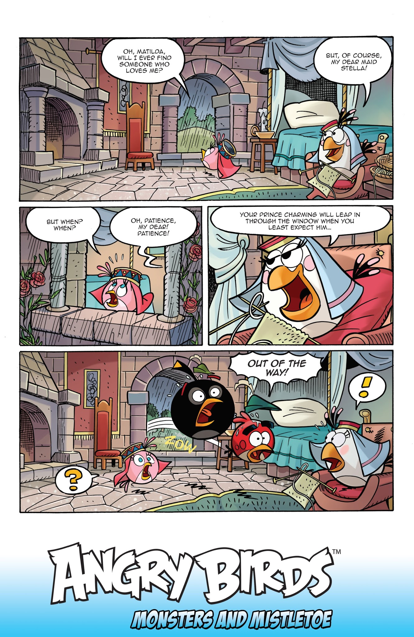 Read online Angry Birds Comics Quarterly comic -  Issue # Issue Monsters and Mistletoe - 30