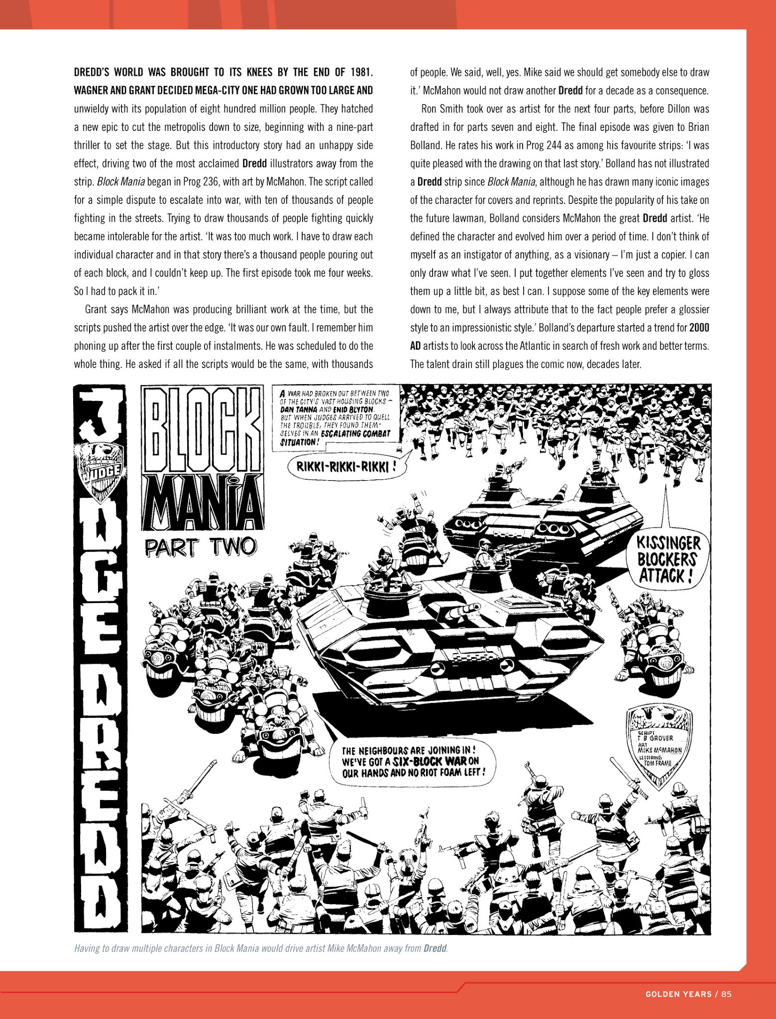 Read online Thrill-Power Overload: Forty Years of 2000 AD: Revised, Updated and Expanded! comic -  Issue # TPB (Part 1) - 86