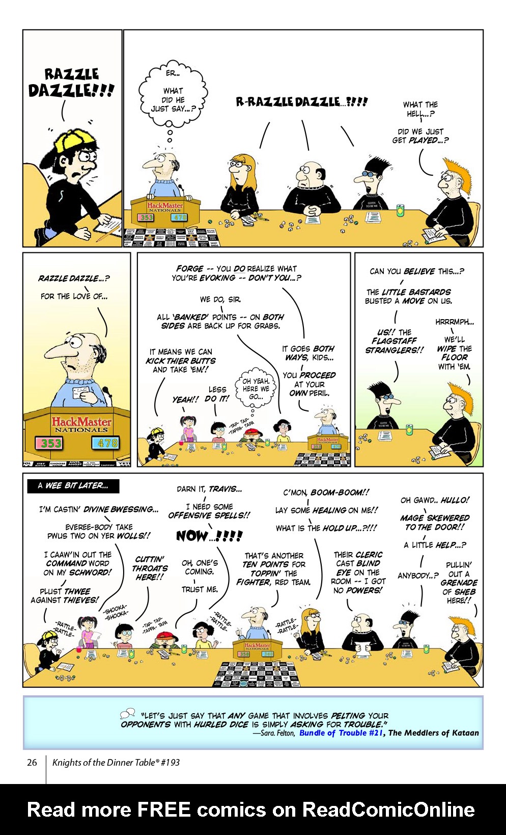 Read online Knights of the Dinner Table comic -  Issue #193 - 28